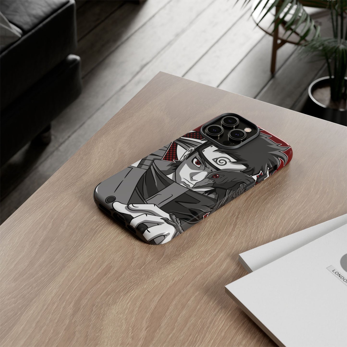 Shisui Uchiha Koto Amatsukami Double Layered Phone Case