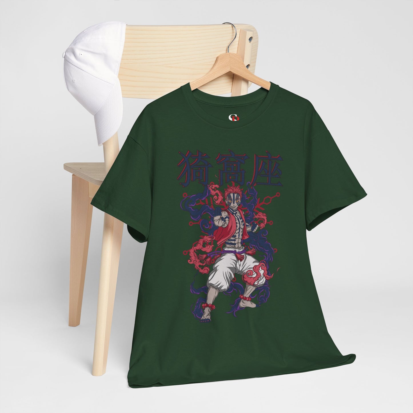 Akaza Blood Demon Art T-Shirt | Demon Slayer Anime Streetwear Tee