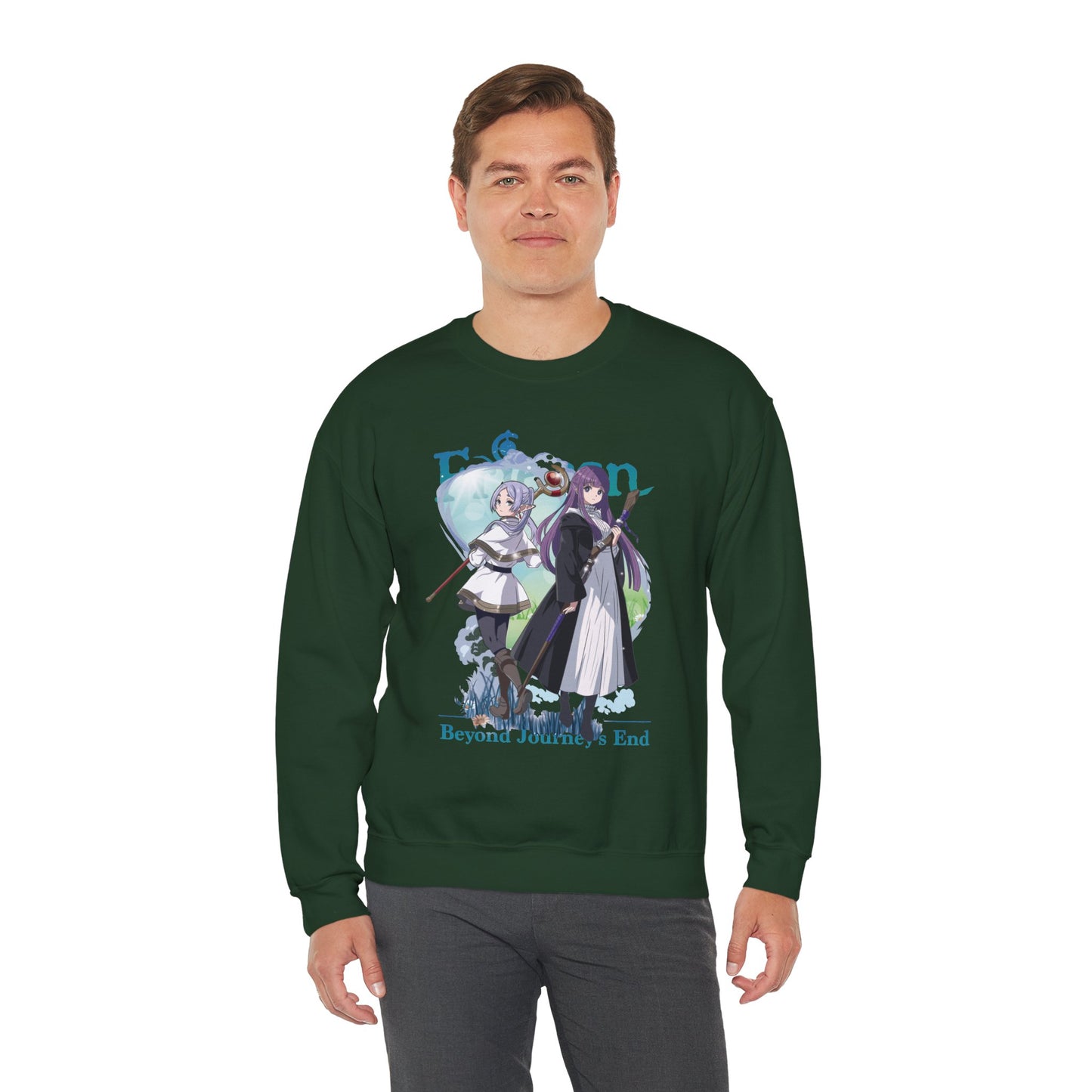 Frieren Beyond Journey’s End Unisex Heavy Blend Crewneck Sweatshirt