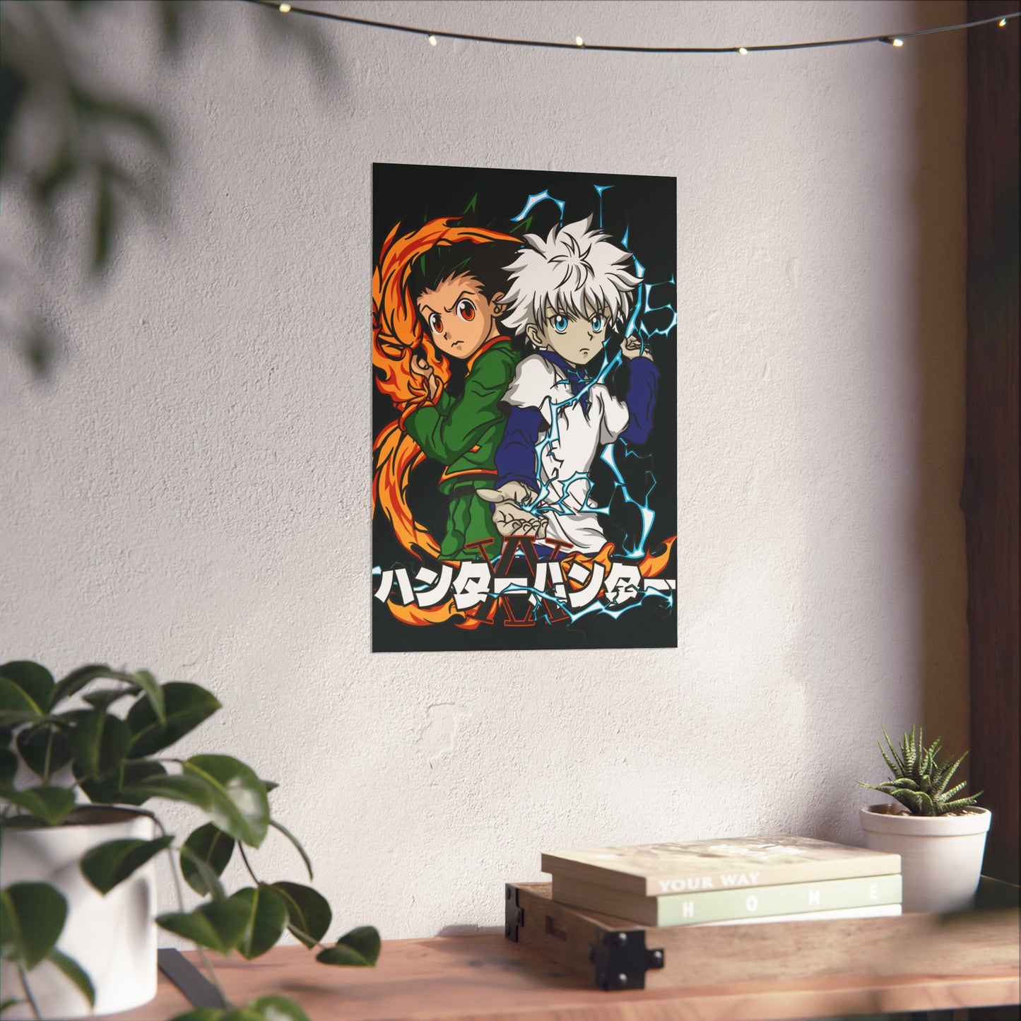 Gon & Killua Duo Matte Vertical Poster | Hunter x Hunter Anime Wall Art