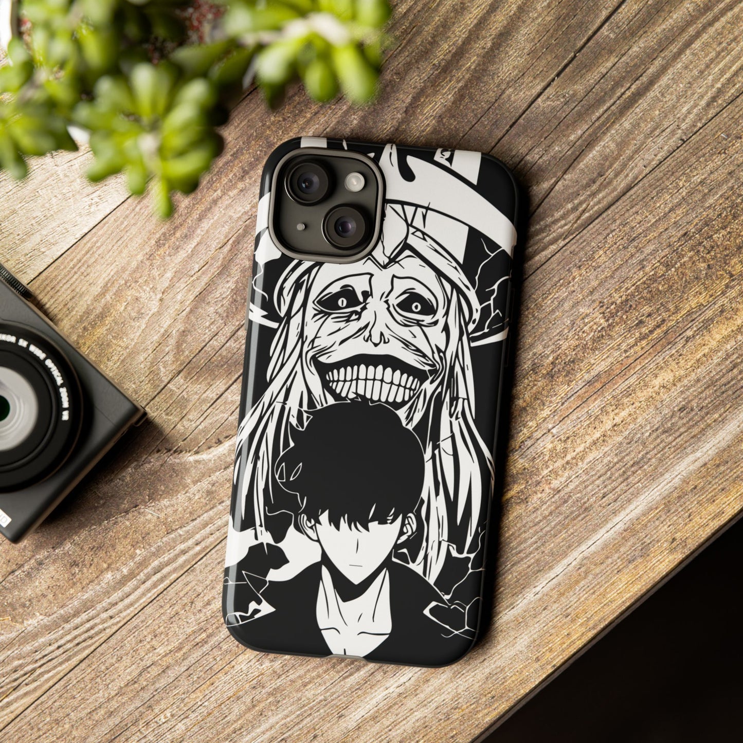 Sung Jinwoo vs Statue of God III Double Layered Phone Case