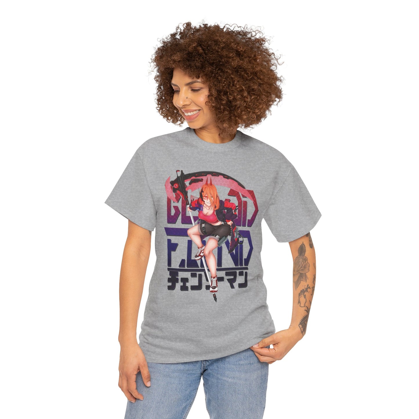 Blood Fiend Power III Unisex Heavy Cotton T-Shirt | Chainsaw Man Anime Tee