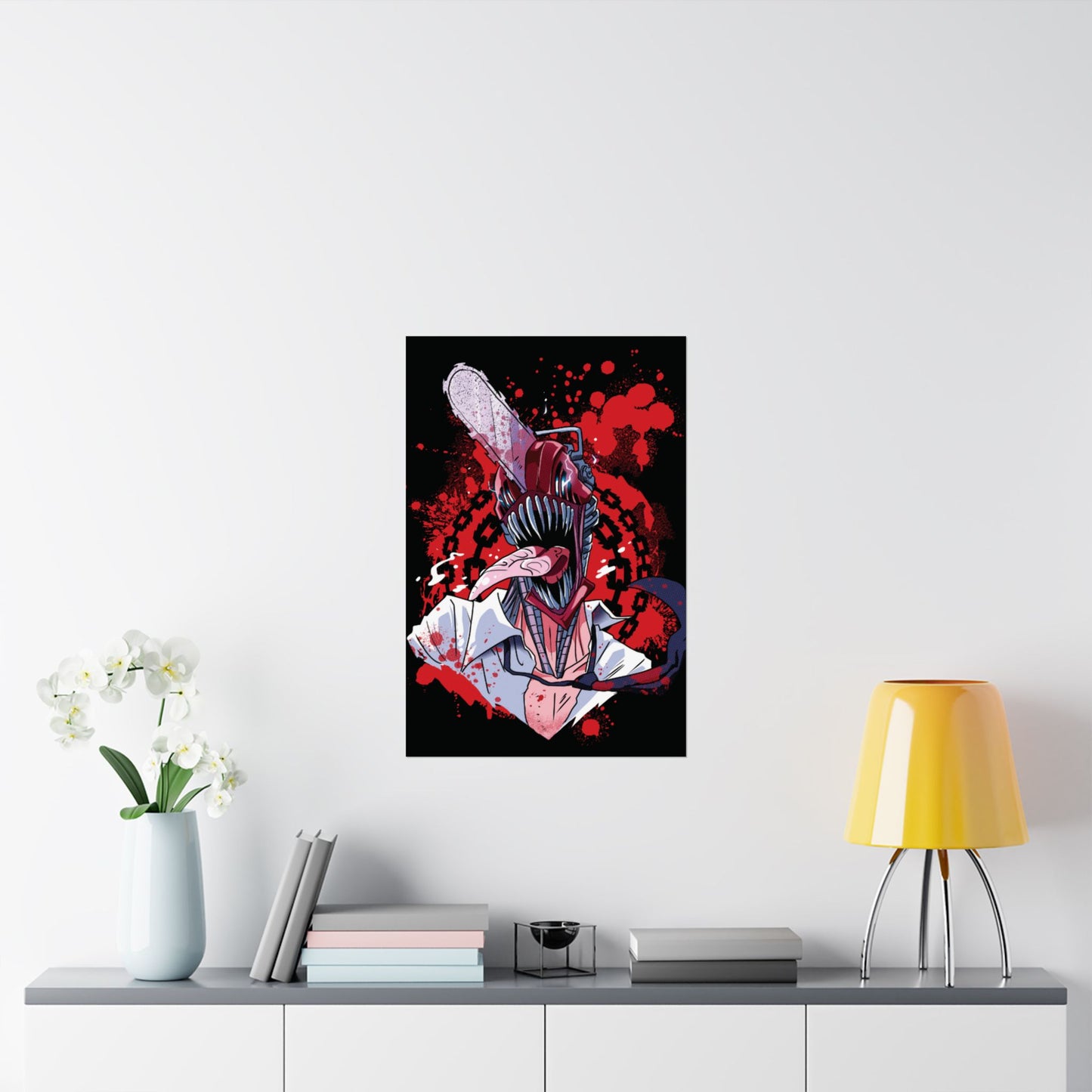Chainsaw Devil Matte Vertical Poster | Anime-Inspired Wall Art