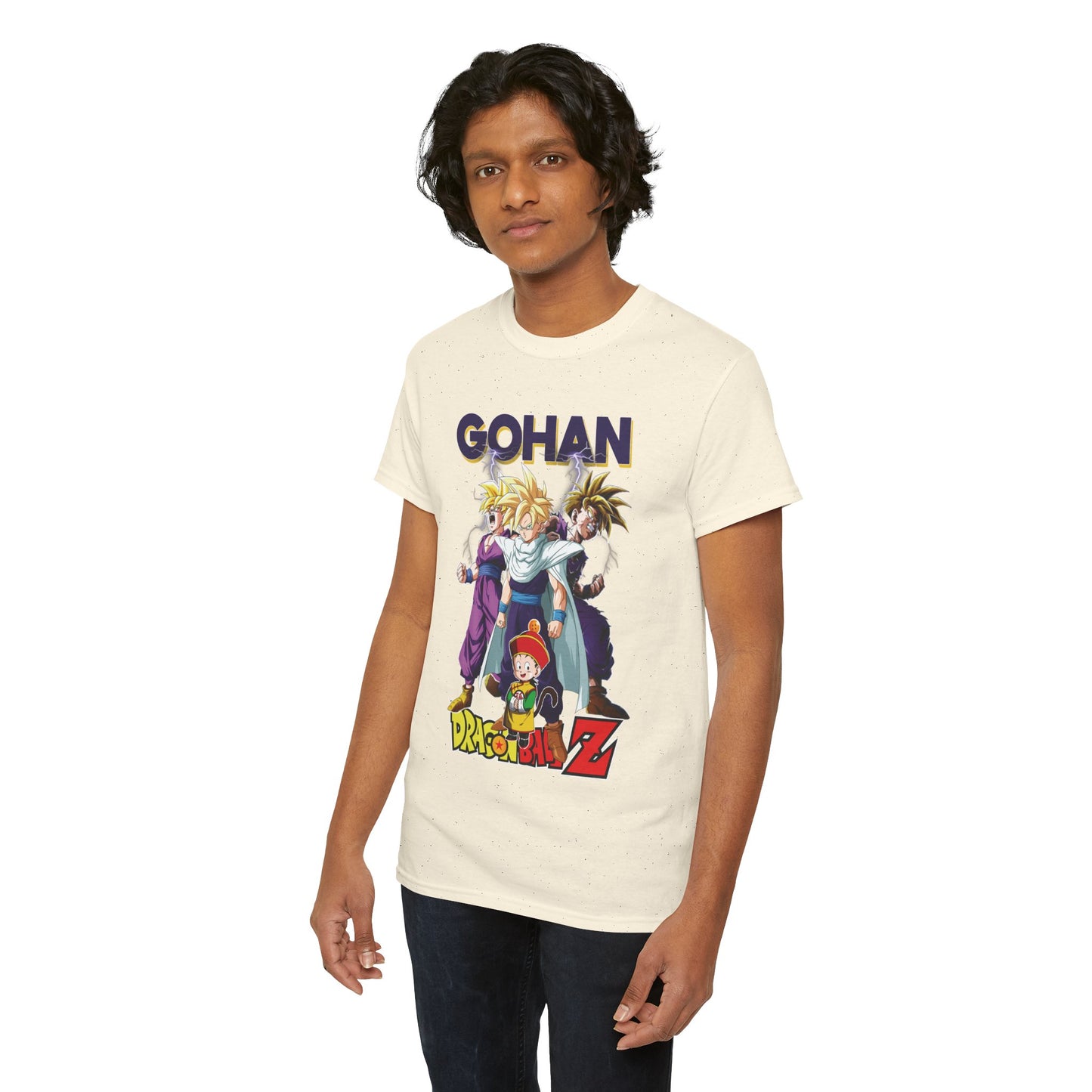 Gohan “Legacy of Z” Unisex Heavy Cotton T-Shirt | Dragon Ball Z Streetwear Tee