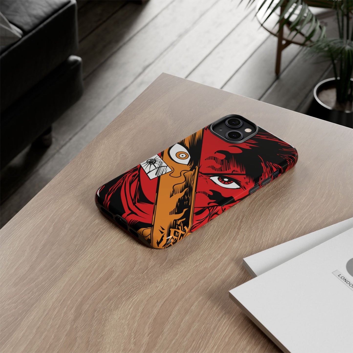 Tanjiro Kamado Slayer Mark Phone Case | Demon Slayer-Inspired Double Layered Protective Case