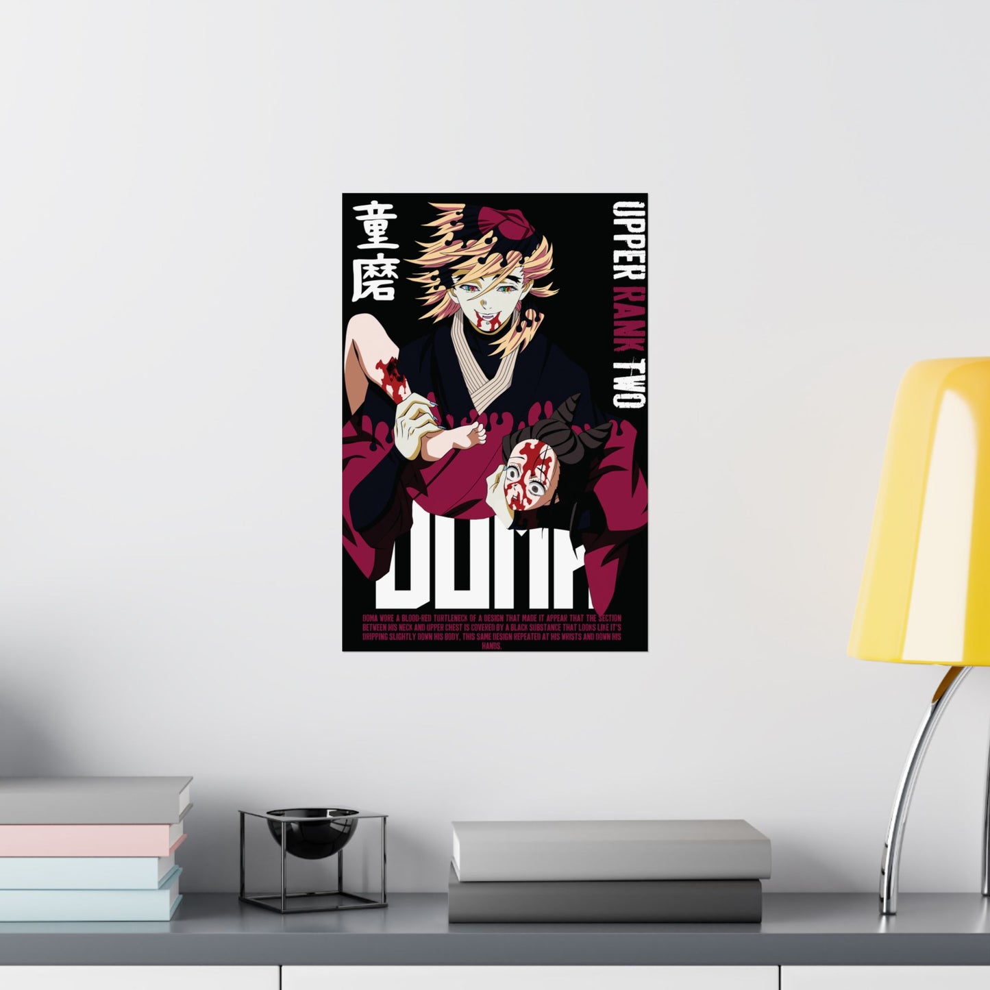 Doma Poster | Upper Rank Two Demon Slayer Wall Art