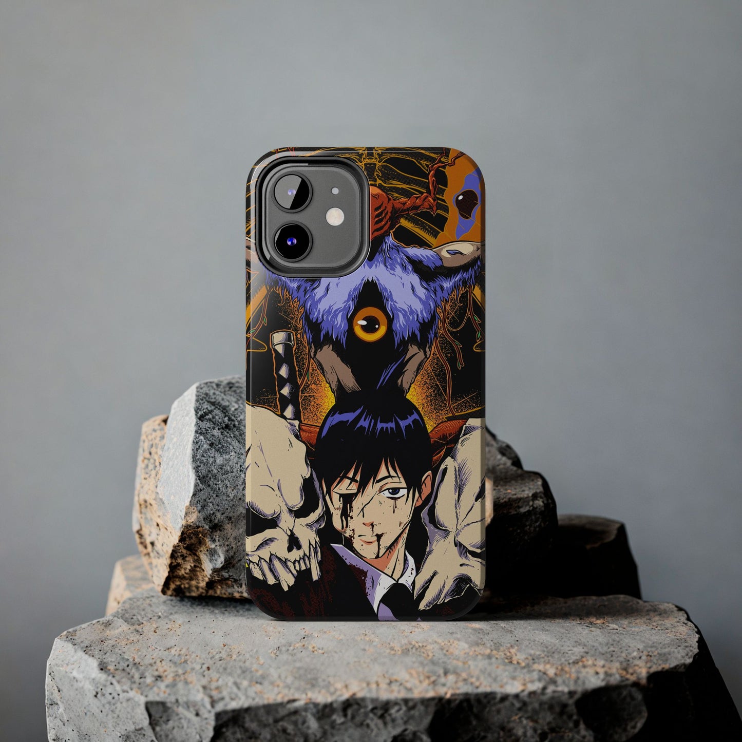 Aki x Future Devil Double Layered Phone Case | Chainsaw Man-Inspired Protective Anime Case