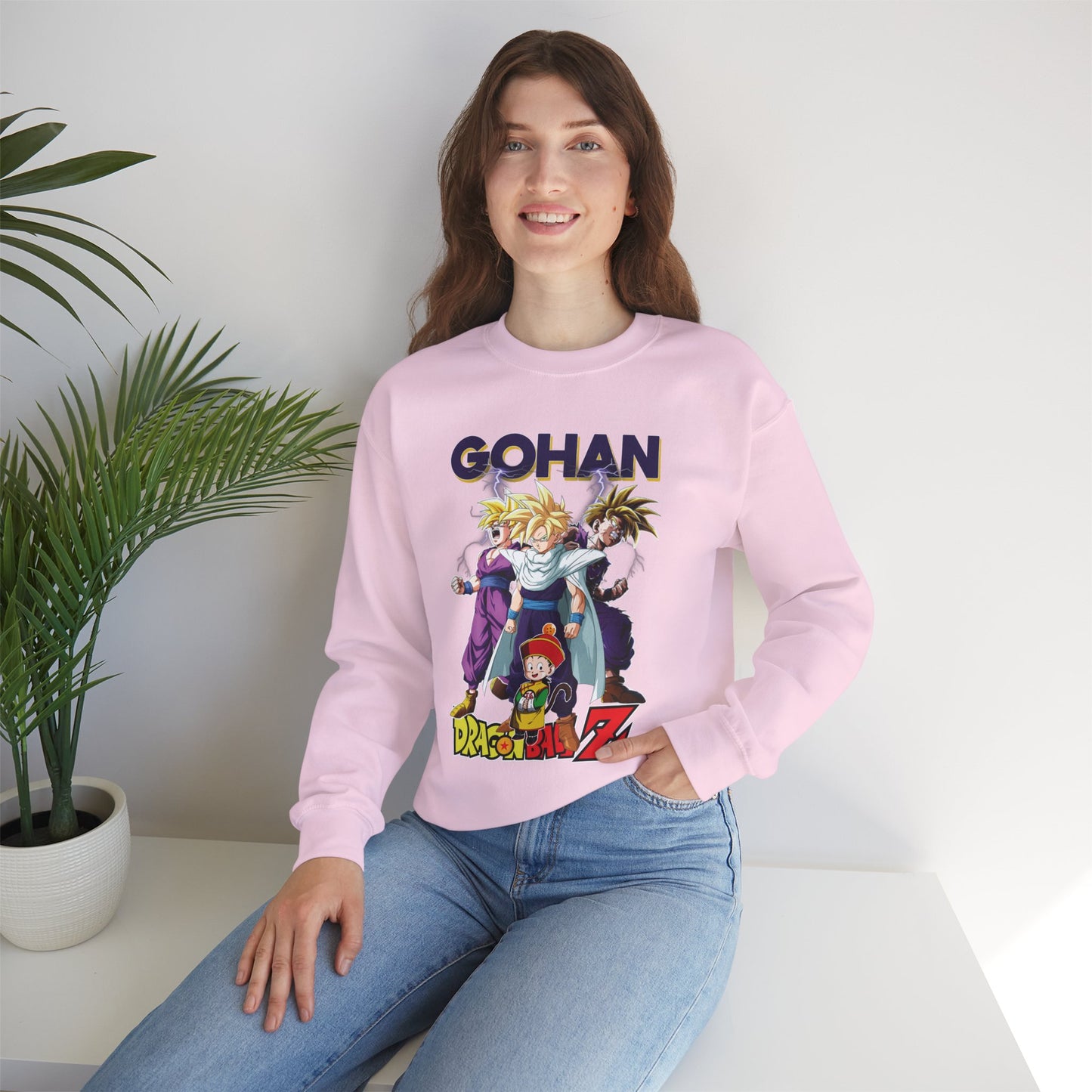 Gohan “Legacy of Z” Unisex Heavy Crewneck | Dragon Ball Z Streetwear Sweatshirt