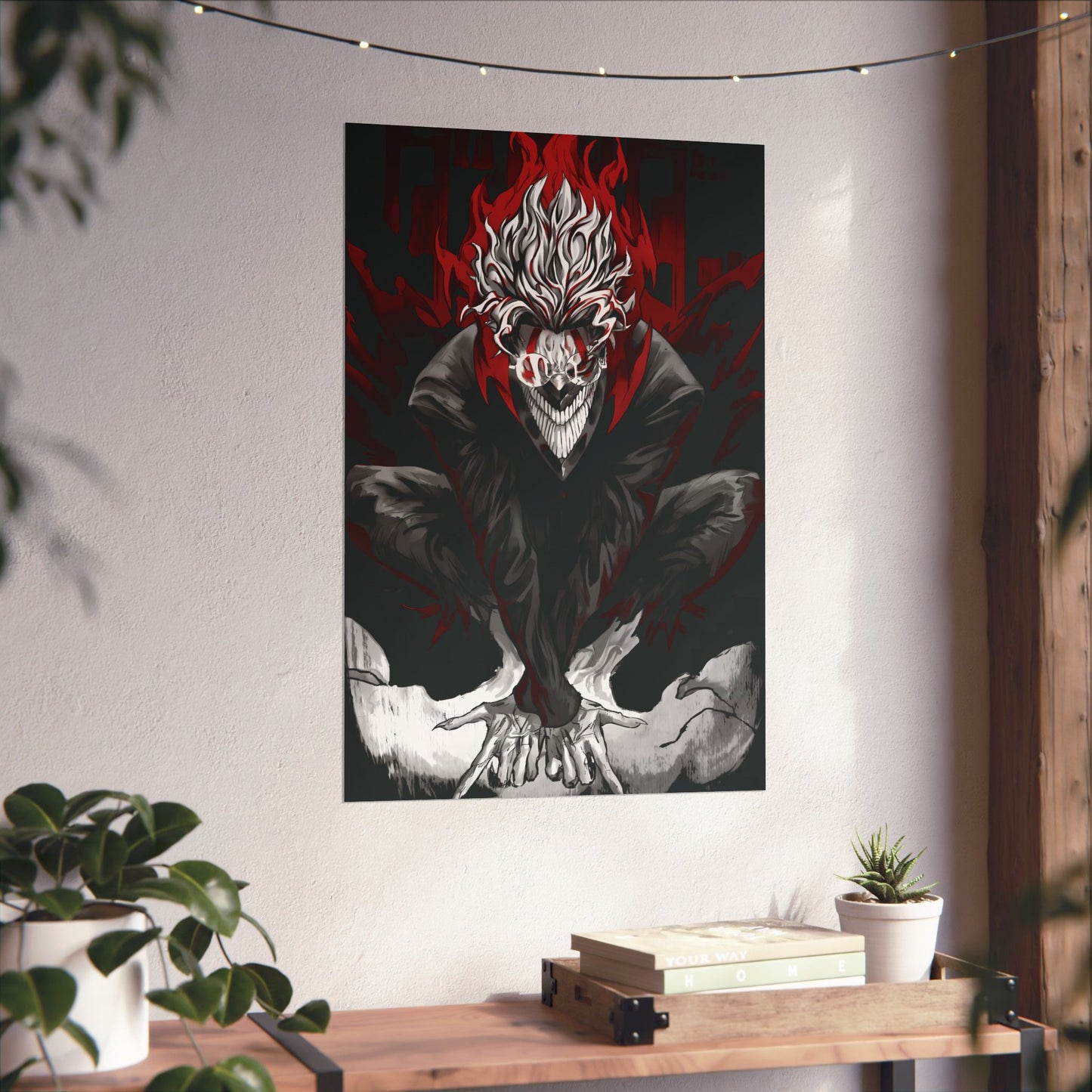 Okarun “Turbo Granny Mode III” Matte Vertical Poster | Dandadan Anime Wall Art
