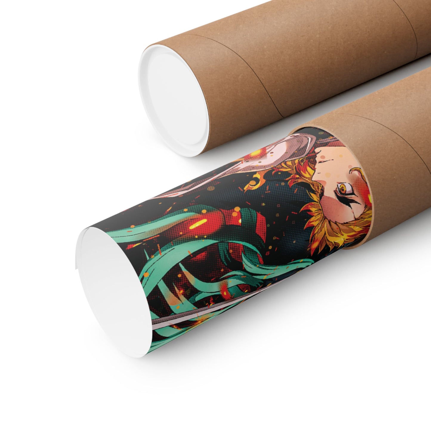 Hashira Collage Poster | Demon Slayer-Inspired Matte Vertical Wall Art