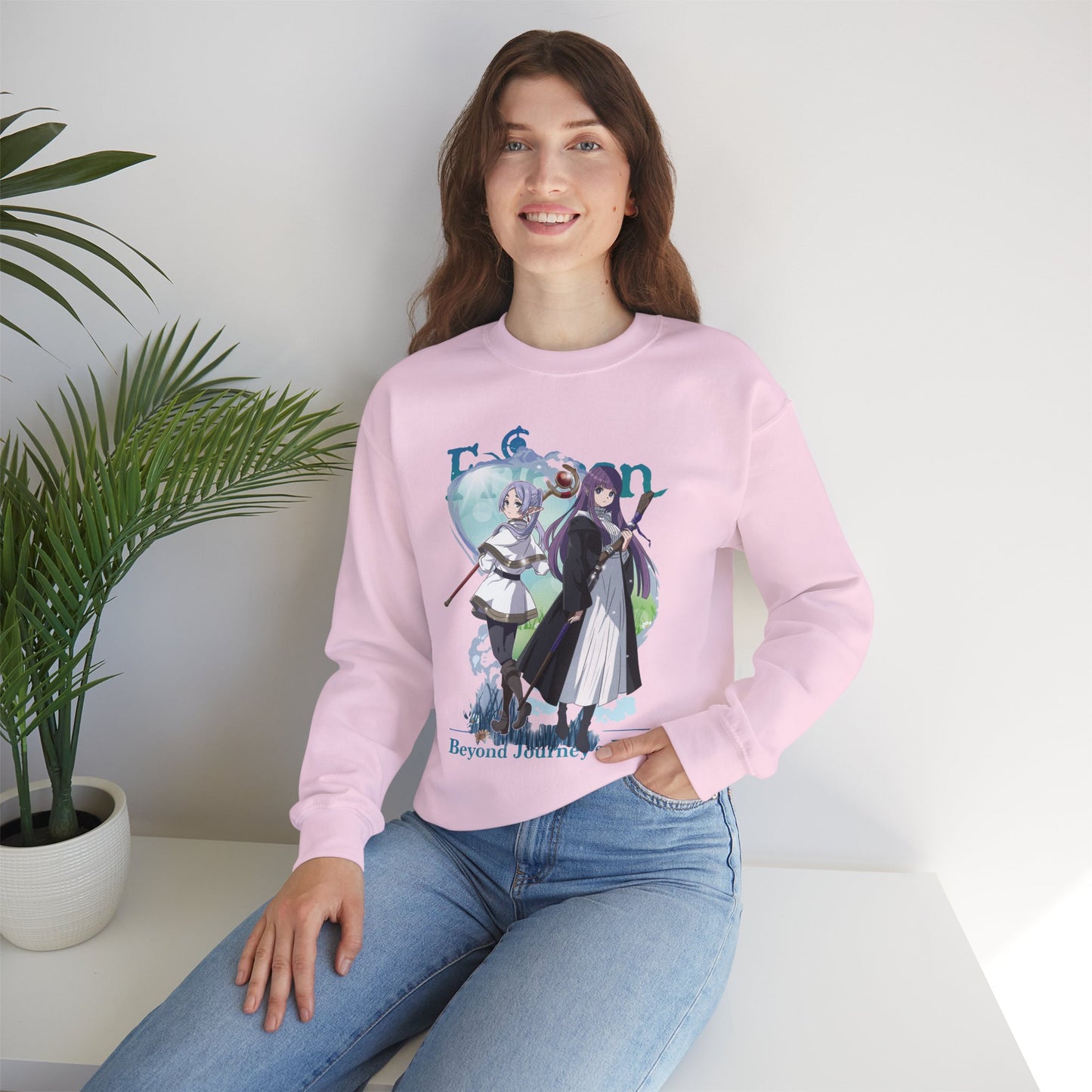 Frieren Beyond Journey’s End Unisex Heavy Blend Crewneck Sweatshirt