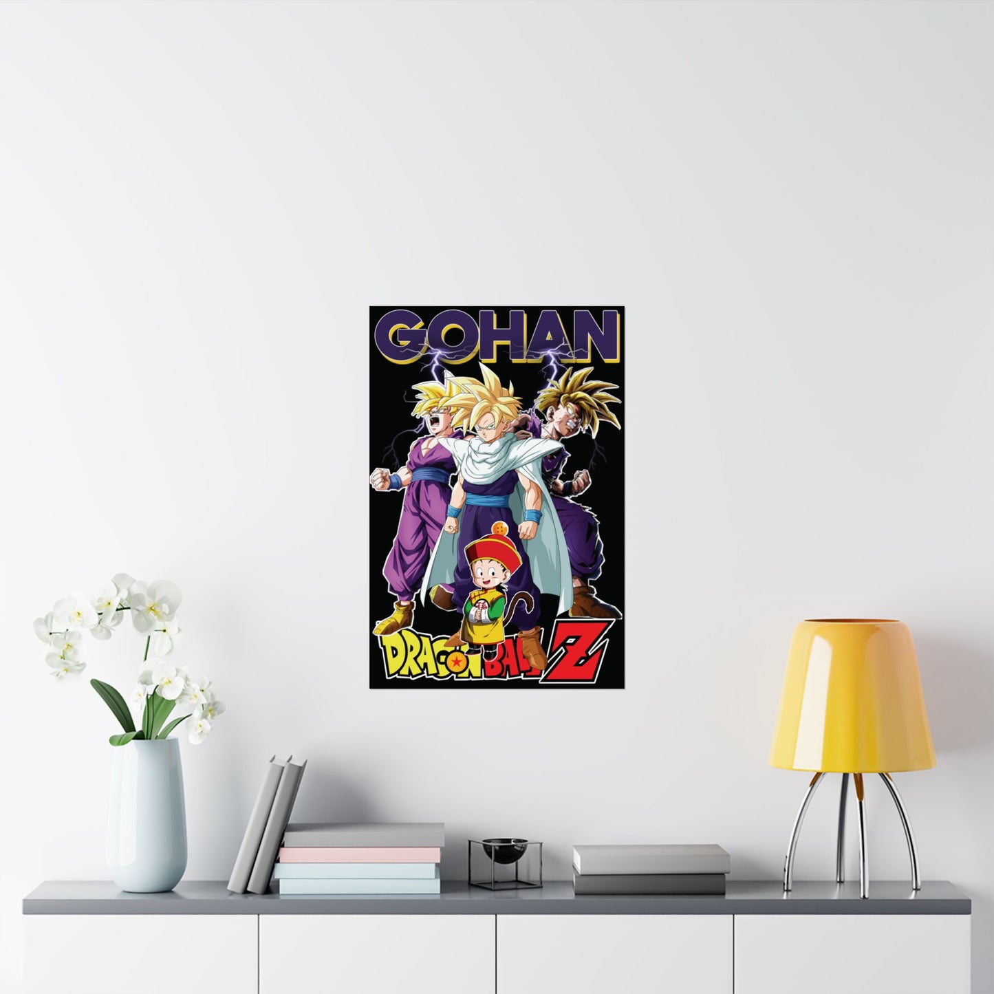 Gohan “Legacy of Z” Matte Vertical Poster | Dragon Ball Z Anime Wall Art