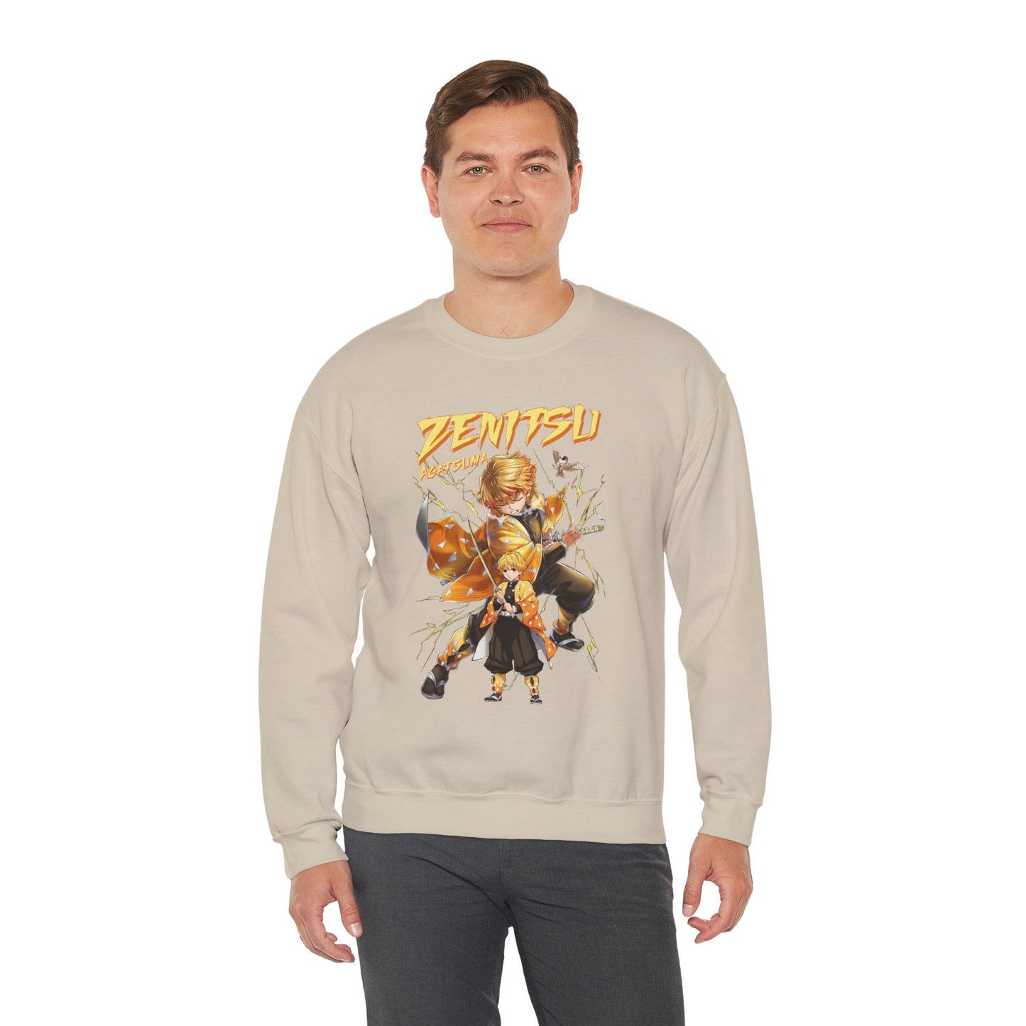 Zenitsu Agatsuma Thunder Breathing Sweatshirt | Demon Slayer Anime Streetwear