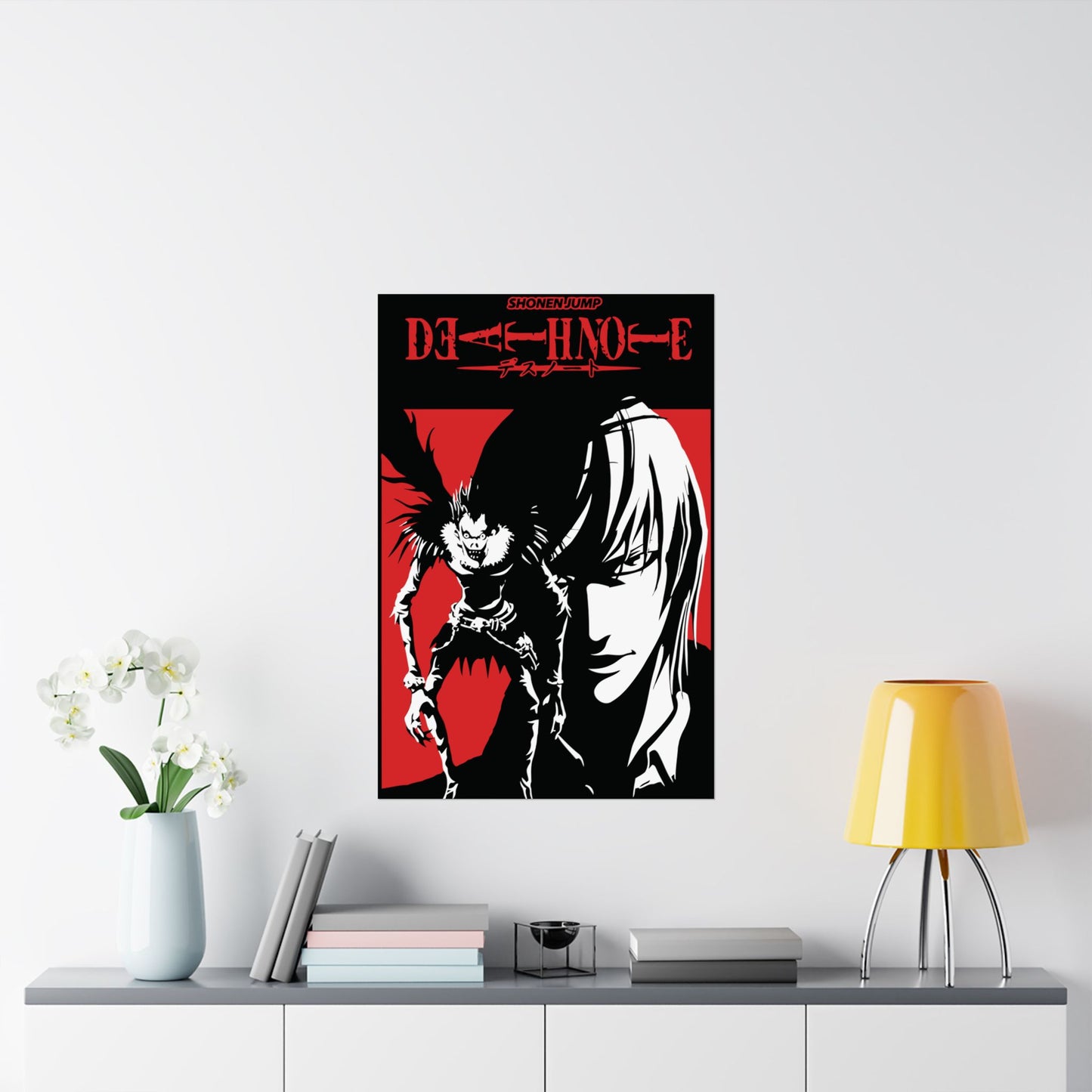 Shonen Jump Death Note Matte Vertical Poster | Light Yagami x Ryuk Wall Art