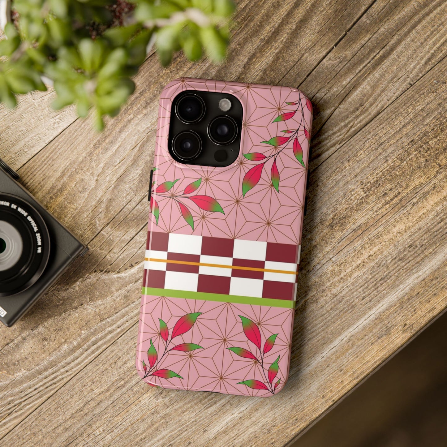 Demon Flower Haori Double Layered Phone Case
