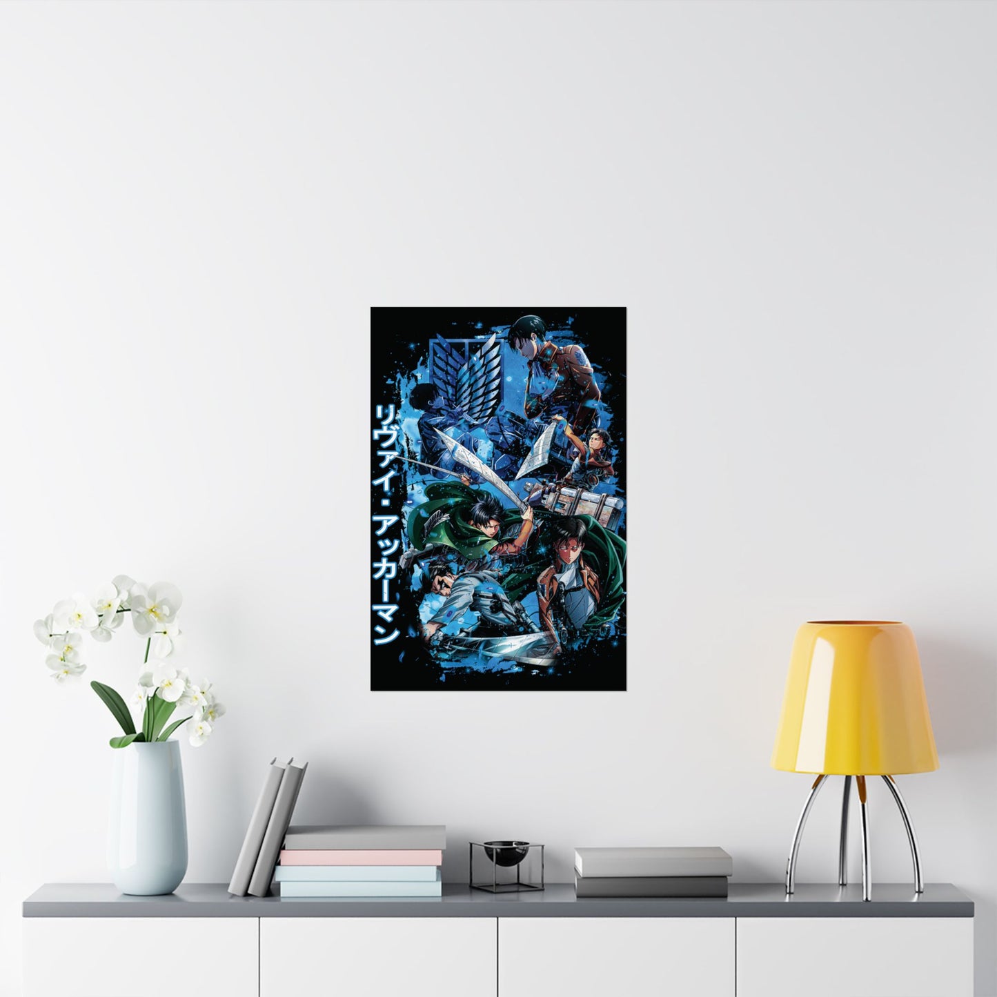 Levi Ackerman Matte Vertical Poster | Attack on Titan Anime Wall Art