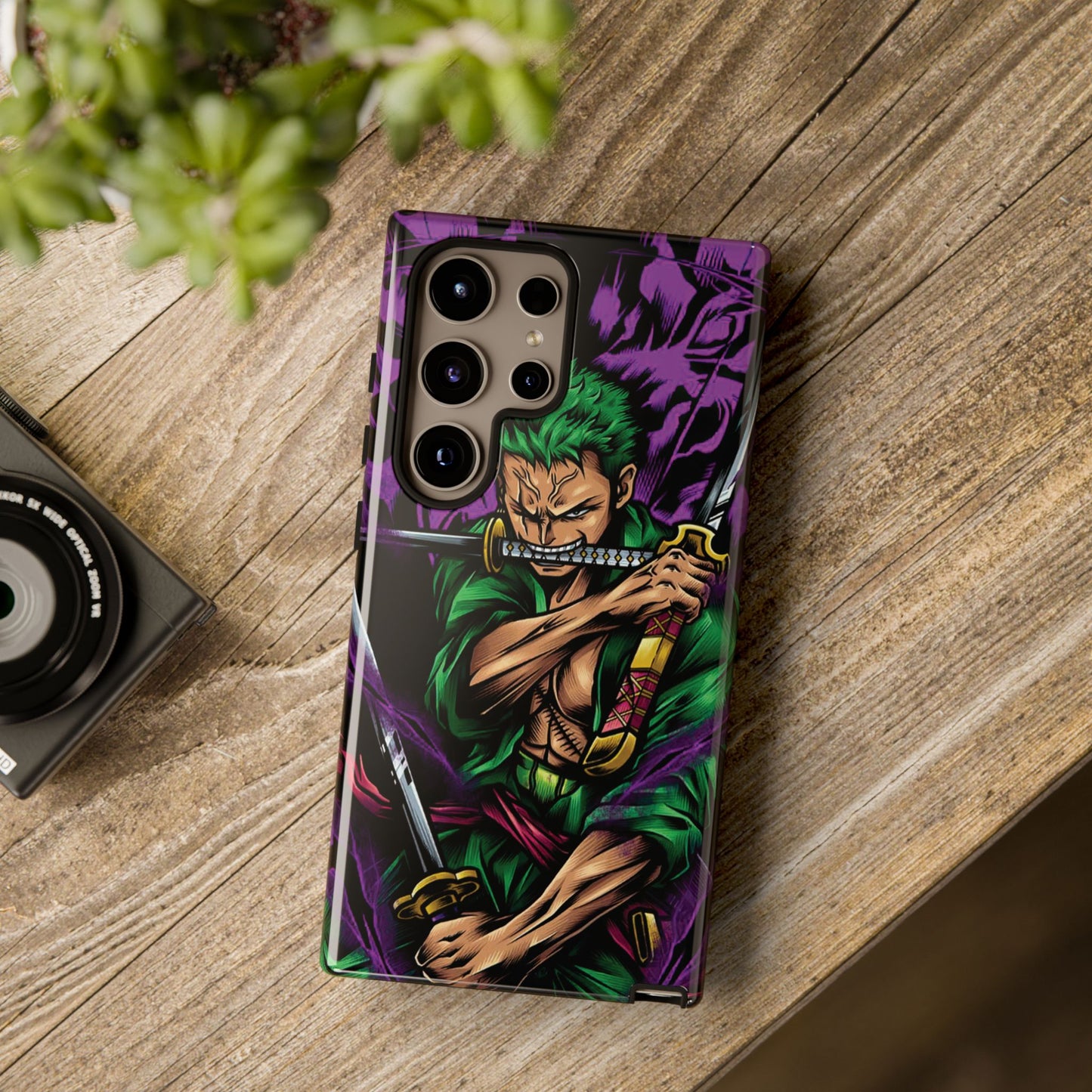 Demon Aura Zoro Double Layered Phone Case