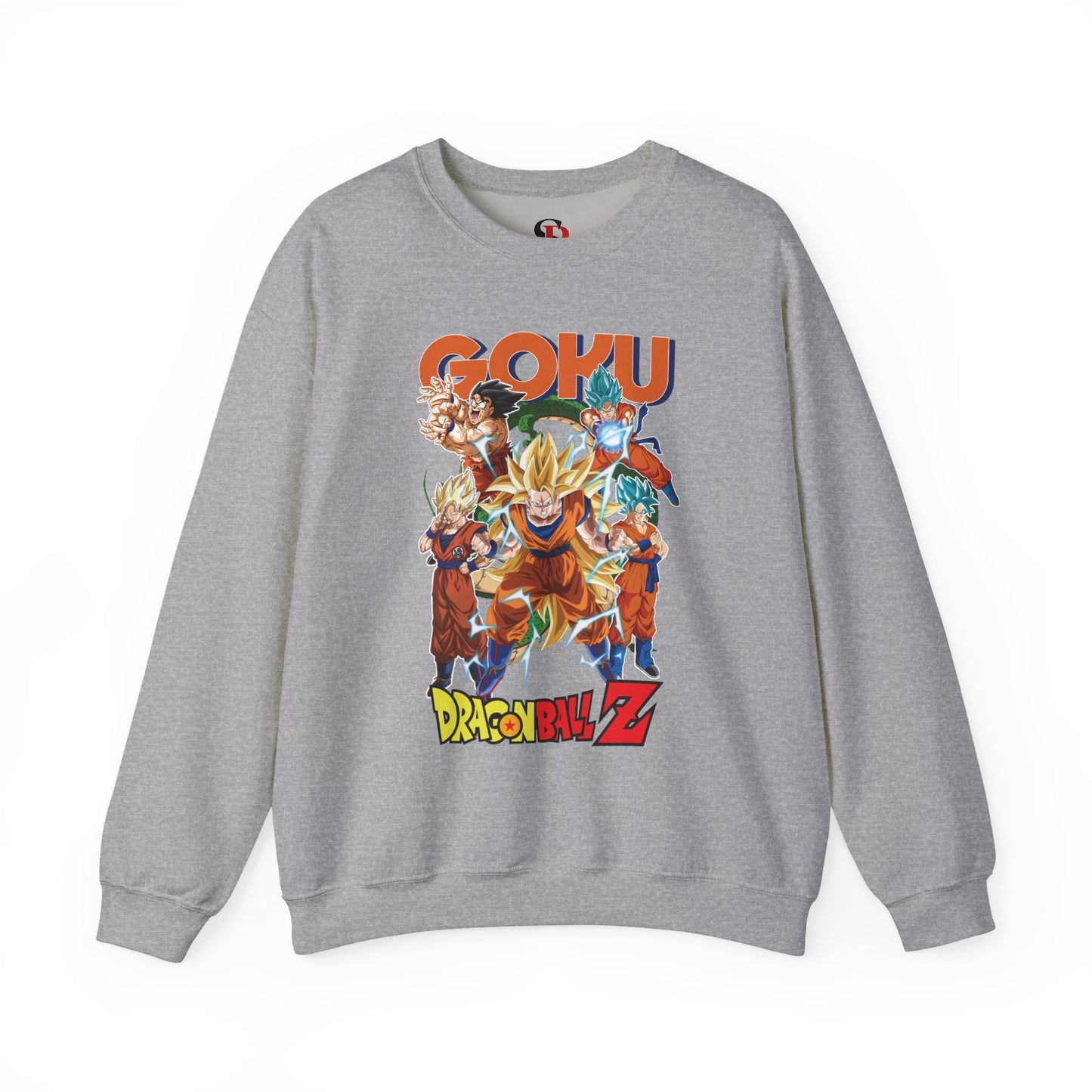 Goku “Legacy of Power” Unisex Heavy Crewneck | Dragon Ball Z Streetwear Sweatshirt