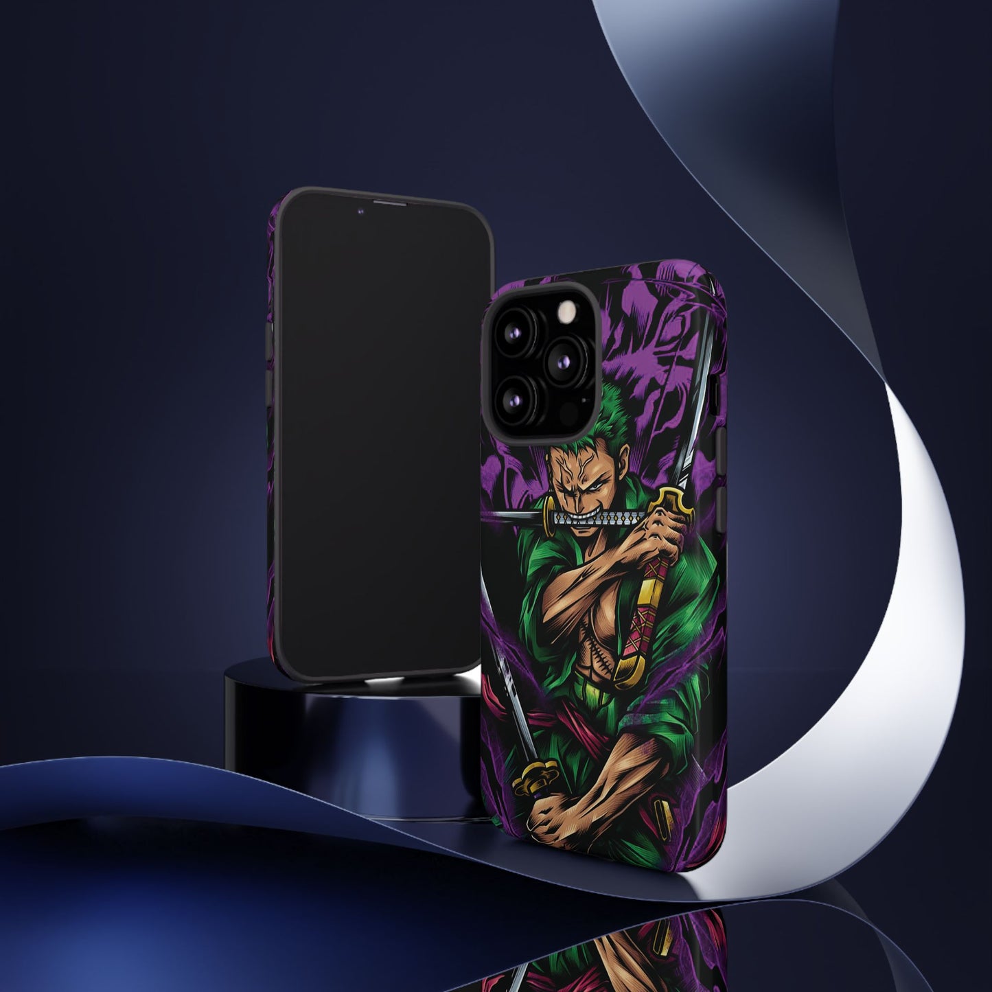 Demon Aura Zoro Double Layered Phone Case