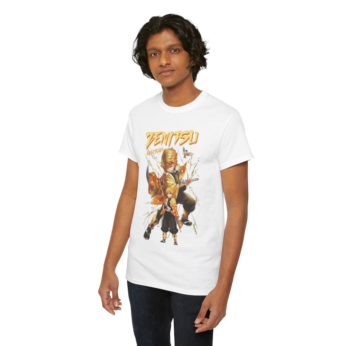 Zenitsu Agatsuma Thunder Breathing T-Shirt | Demon Slayer Anime Streetwear Tee