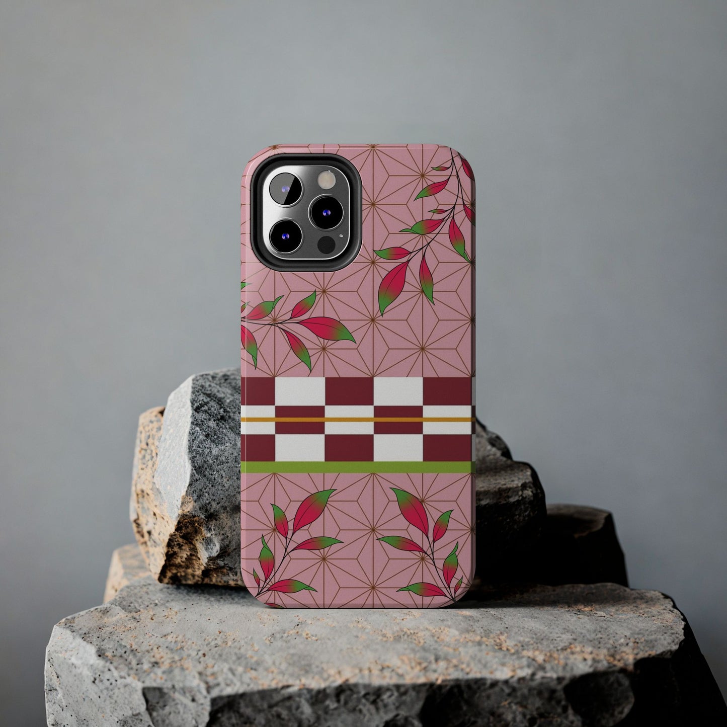 Demon Flower Haori Double Layered Phone Case