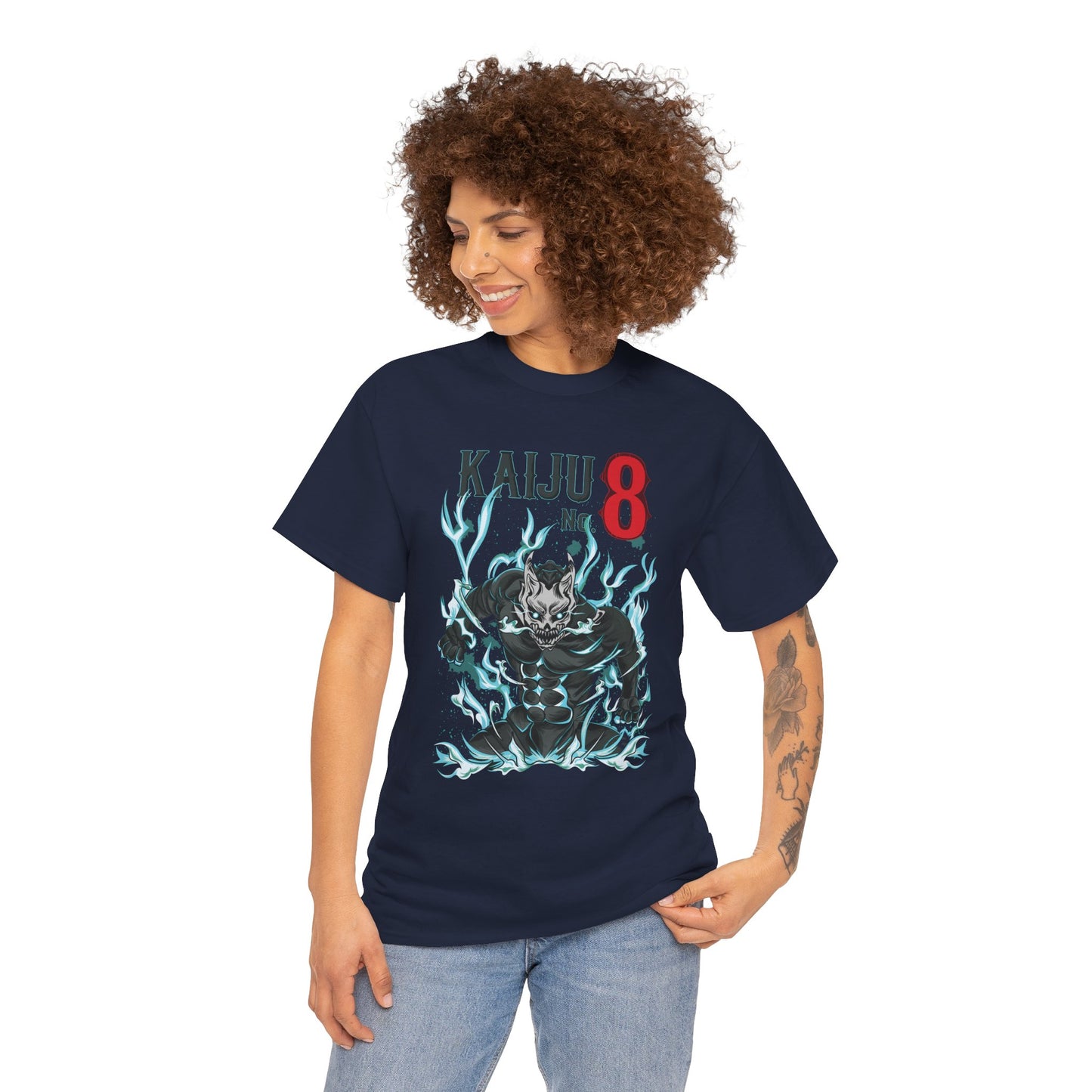 Infernal Surge Unisex Heavy Cotton T-Shirt | Kaiju No. 8 Anime Tee
