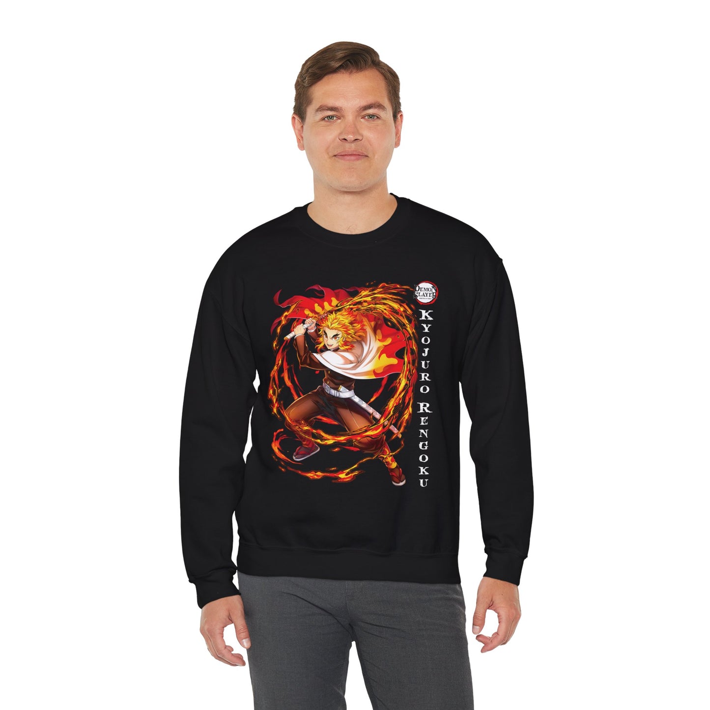 Kyojuro Rengoku Crewneck | Flame Hashira Demon Slayer Sweatshirt