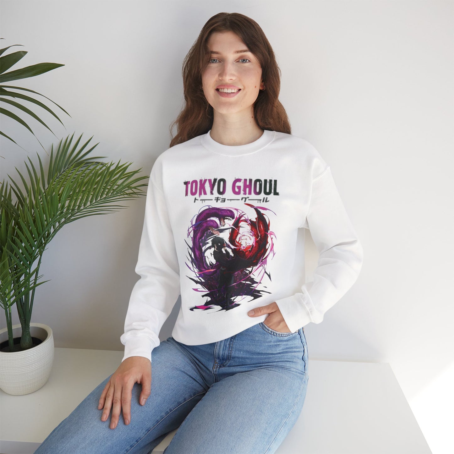 Ken Kaneki Chimera Kagune Unisex Heavy Blend Crewneck Sweatshirt