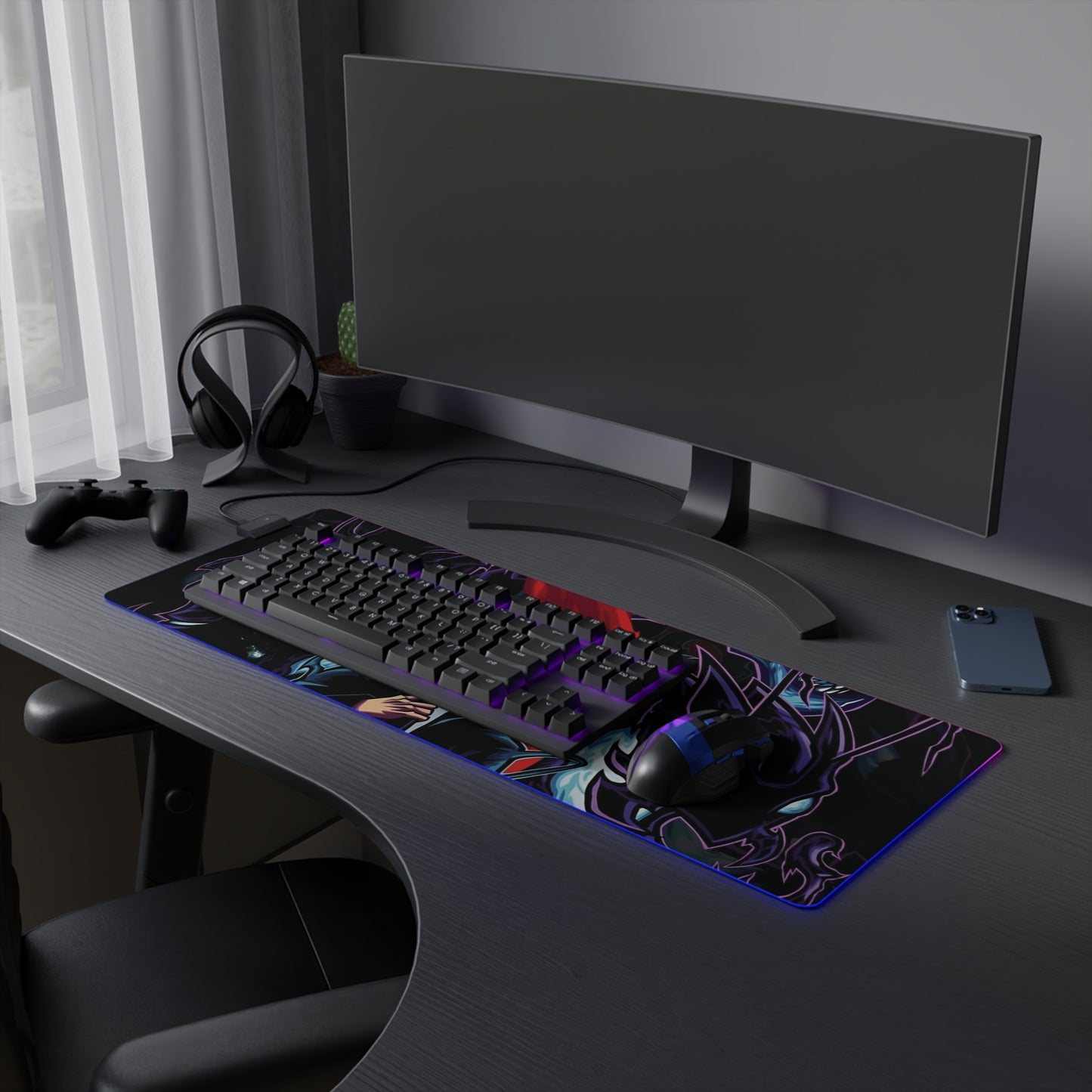 Solo Leveling Dragon’s Wrath LED Gaming Mouse Pad