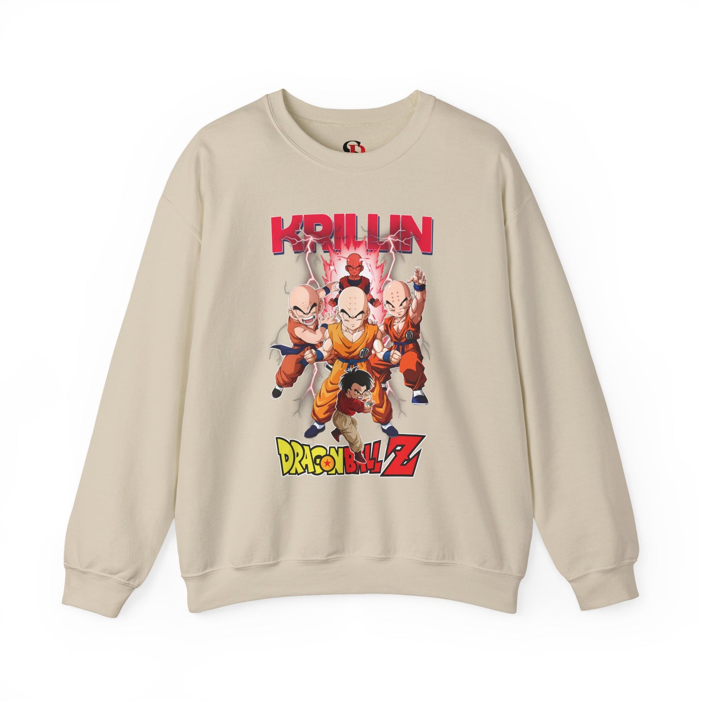 Krillin “Earth’s Strongest” Unisex Heavy Crewneck | Dragon Ball Z Streetwear Sweatshirt