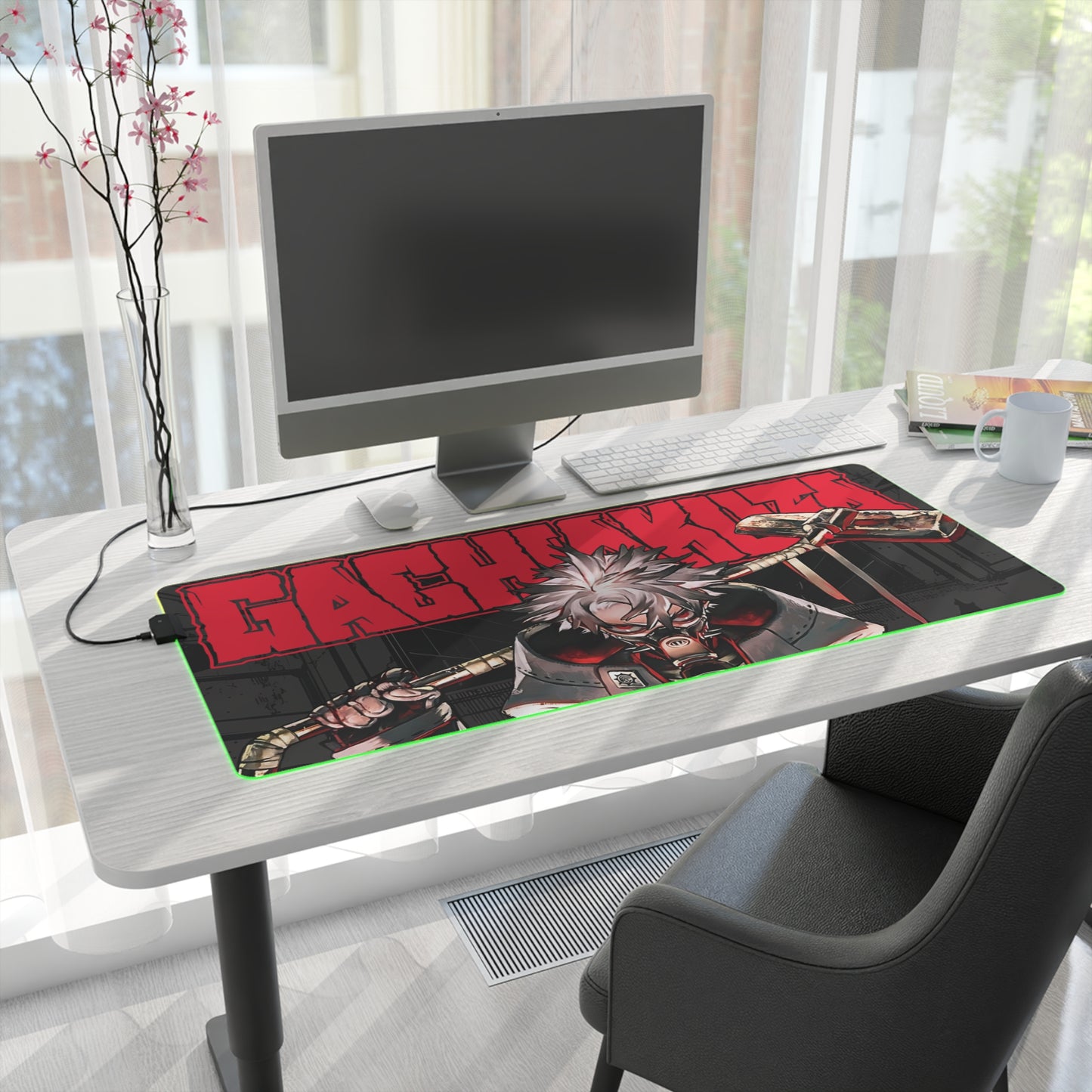 Rudo Surebrec IV LED Gaming Mouse Pad | Anime-Inspired Desk Mat