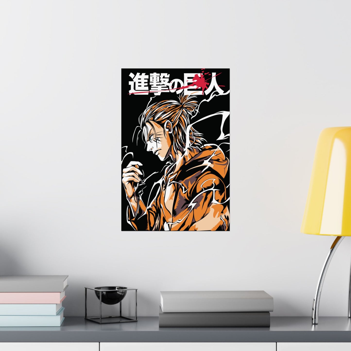 Eren Yeager Matte Vertical Poster | Attack on Titan Anime Wall Art