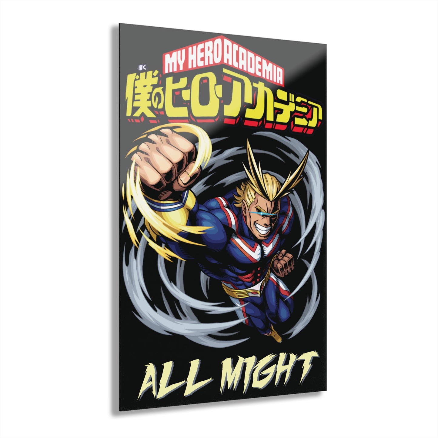 All Might Acrylic Print