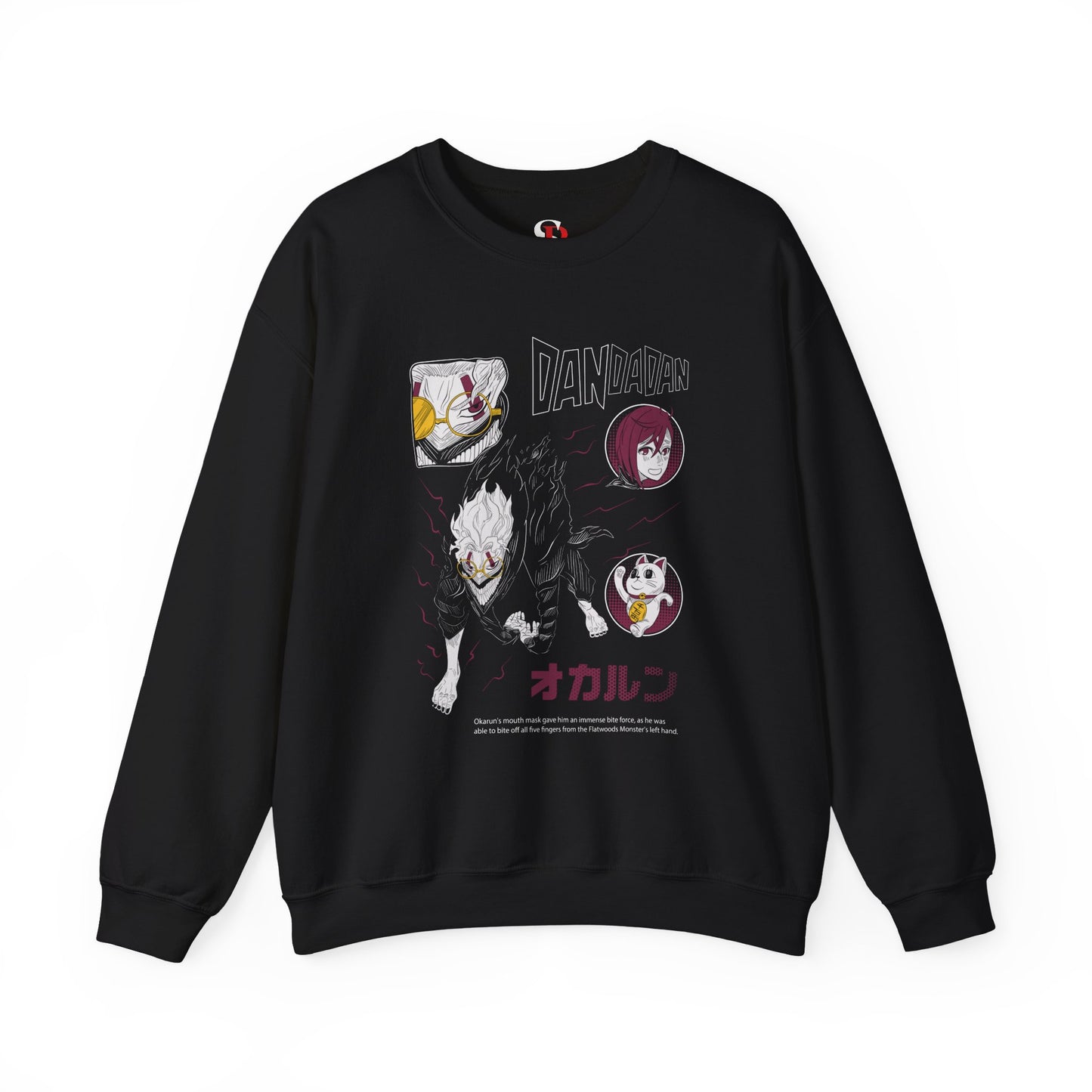 Okarun “Turbo Granny Mode” Unisex Heavy Crewneck | Dandadan Streetwear Sweatshirt