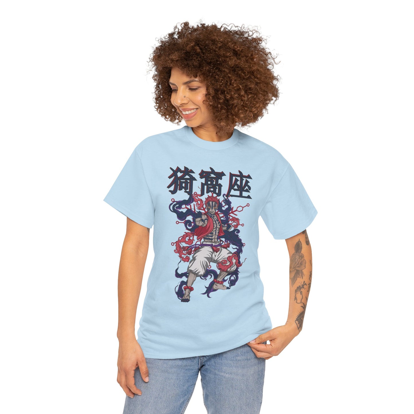 Akaza Blood Demon Art T-Shirt | Demon Slayer Anime Streetwear Tee
