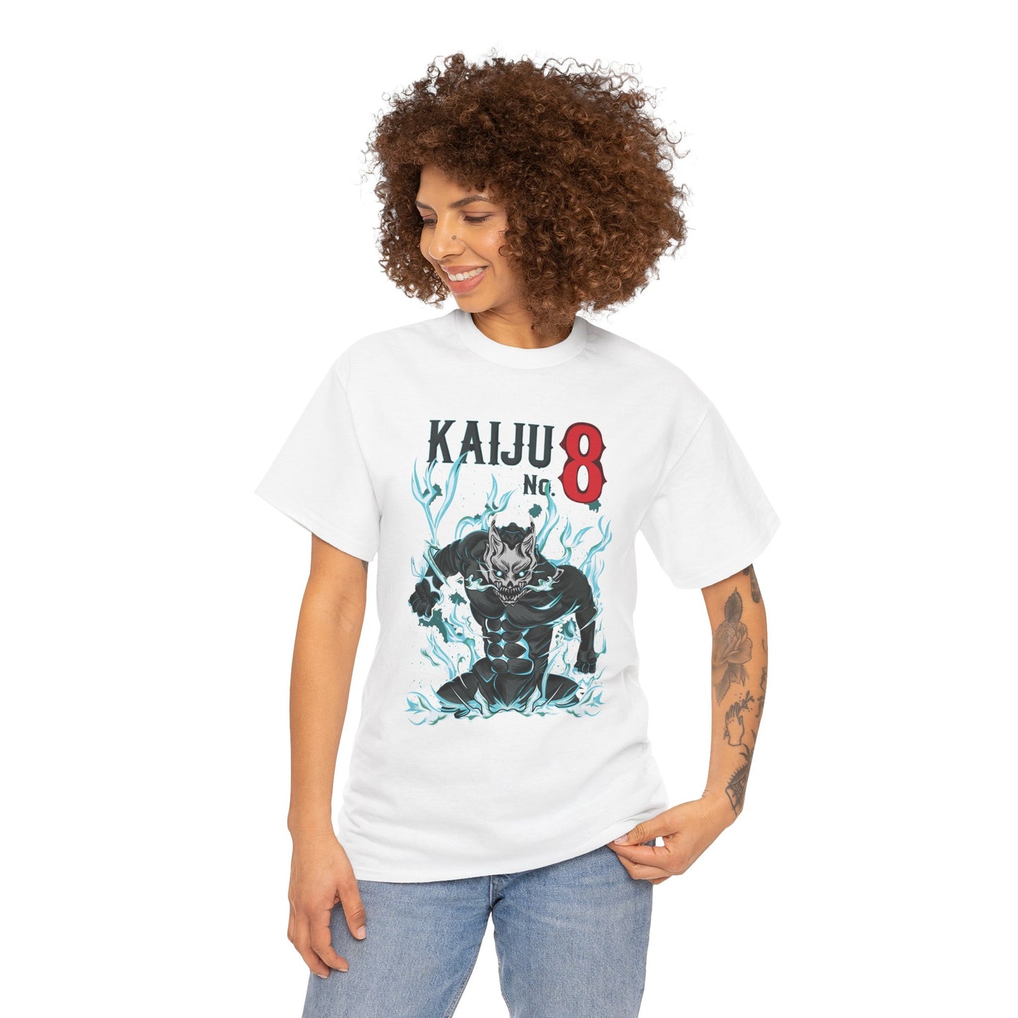 Infernal Surge Unisex Heavy Cotton T-Shirt | Kaiju No. 8 Anime Tee