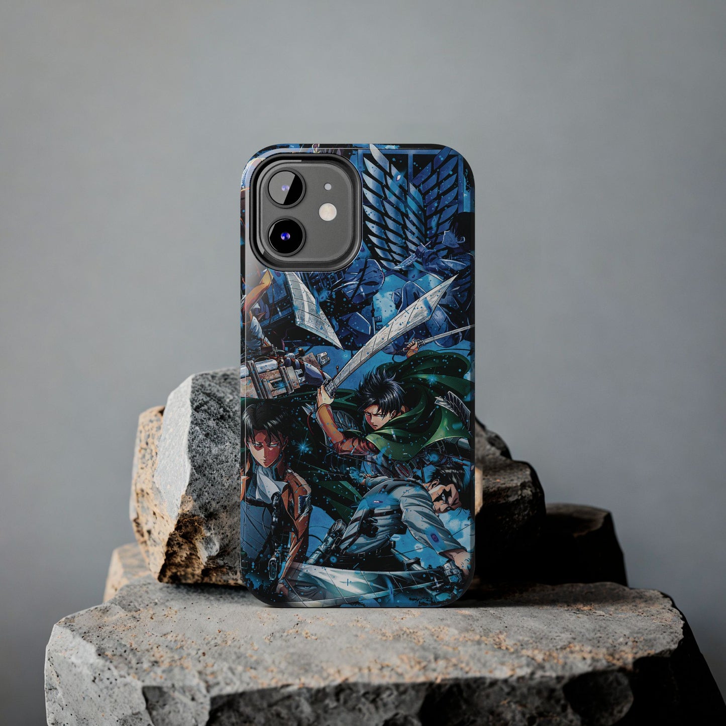Levi Ackerman Double Layered Phone Case | Attack on Titan-Inspired Protective Anime Case