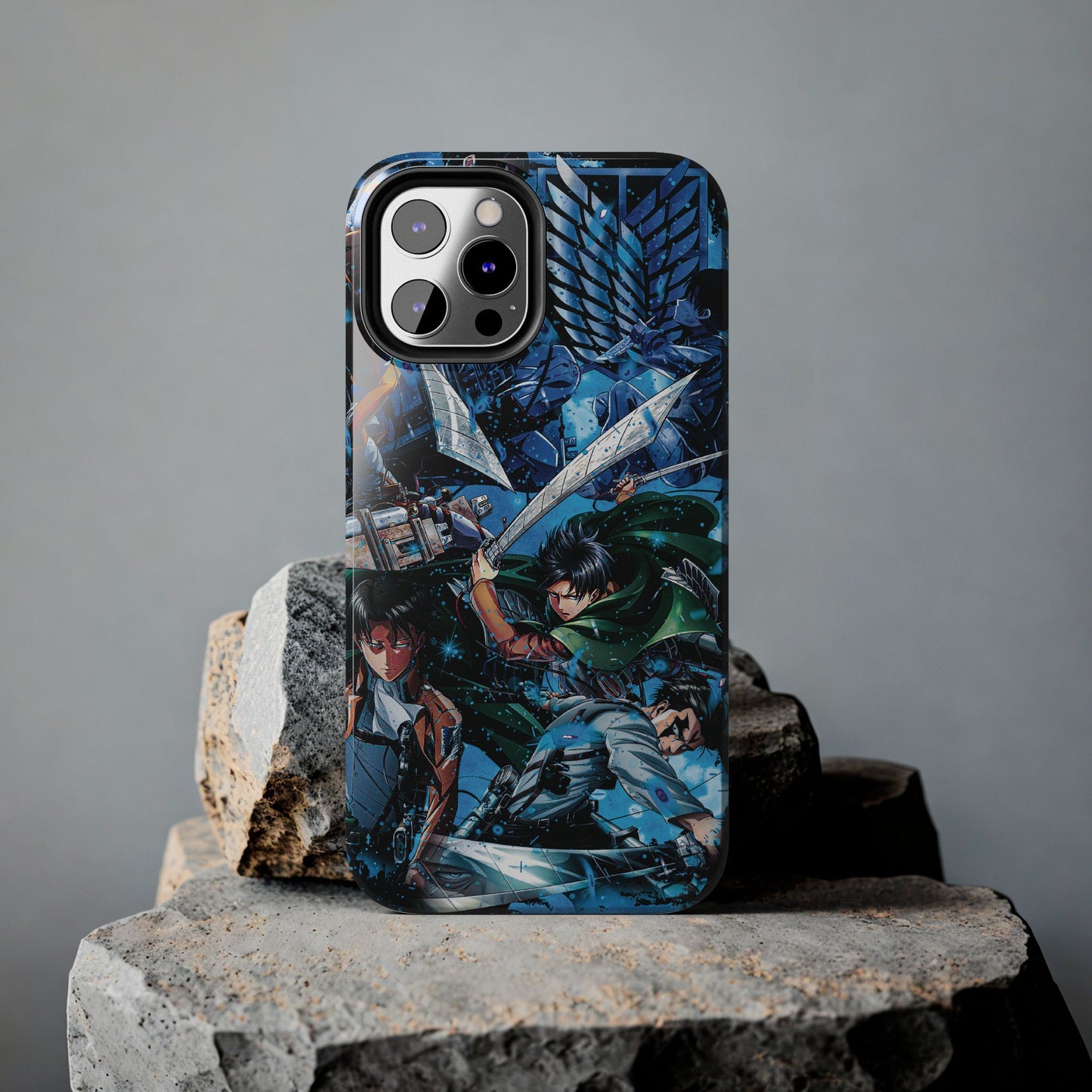 Levi Ackerman Double Layered Phone Case | Attack on Titan-Inspired Protective Anime Case