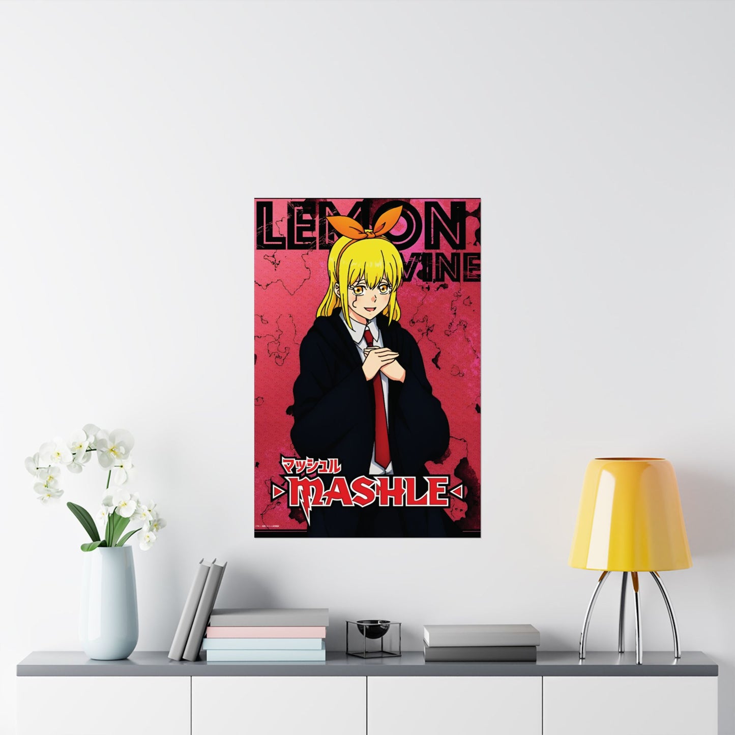 Lemon Irvine Matte Vertical Poster | Mashle: Magic and Muscles Anime Wall Art