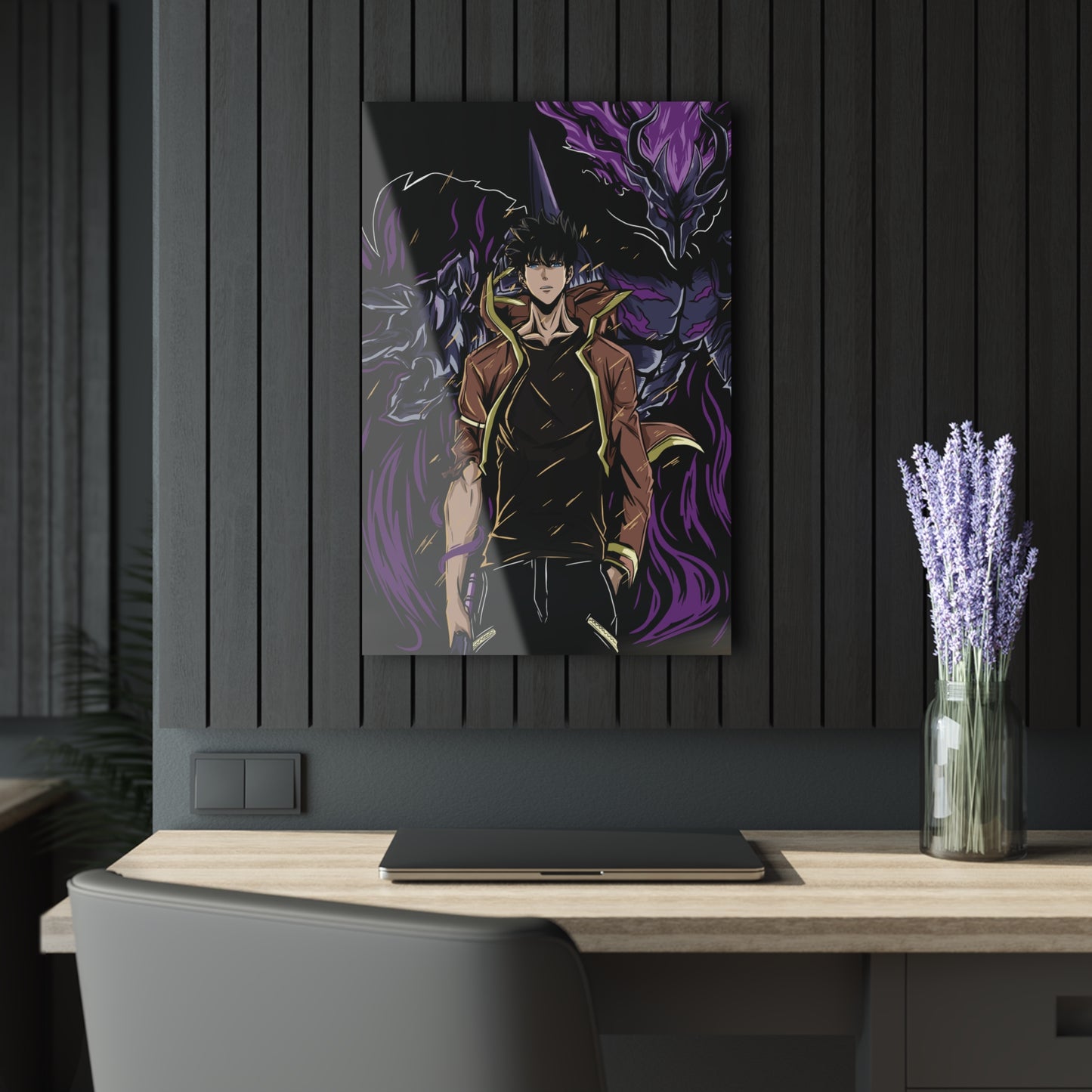 Sung Jinwoo and Ashborn The Shadow Monarch Acrylic Print