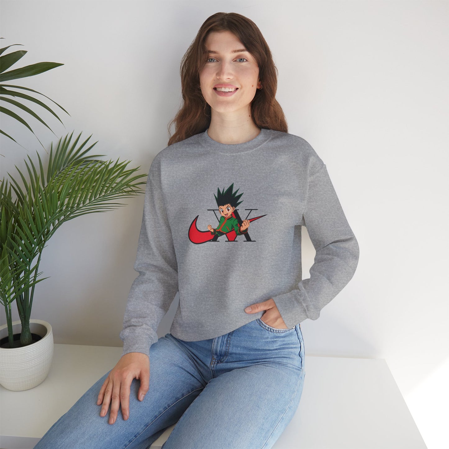 Gon Drip Force Unisex Heavy Blend Crewneck Sweatshirt