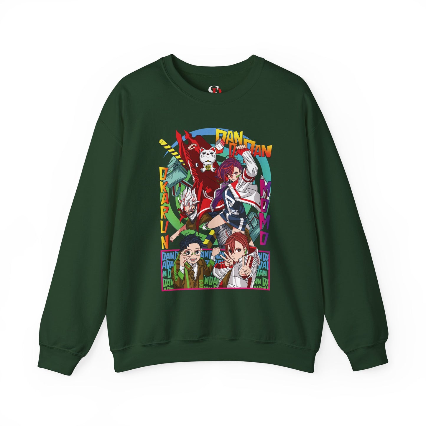 Okarun x Momo Unisex Heavy Crewneck | Dandadan Anime Streetwear Sweatshirt