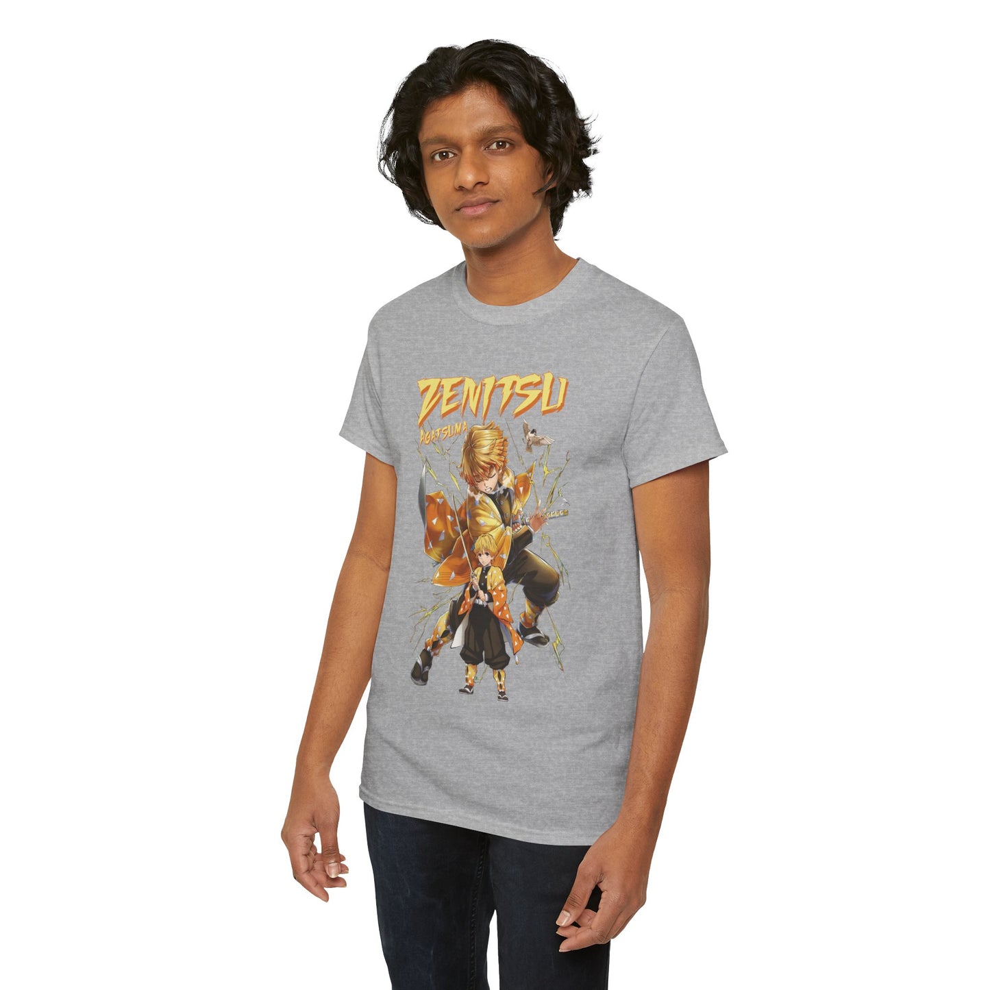 Zenitsu Agatsuma Thunder Breathing T-Shirt | Demon Slayer Anime Streetwear Tee