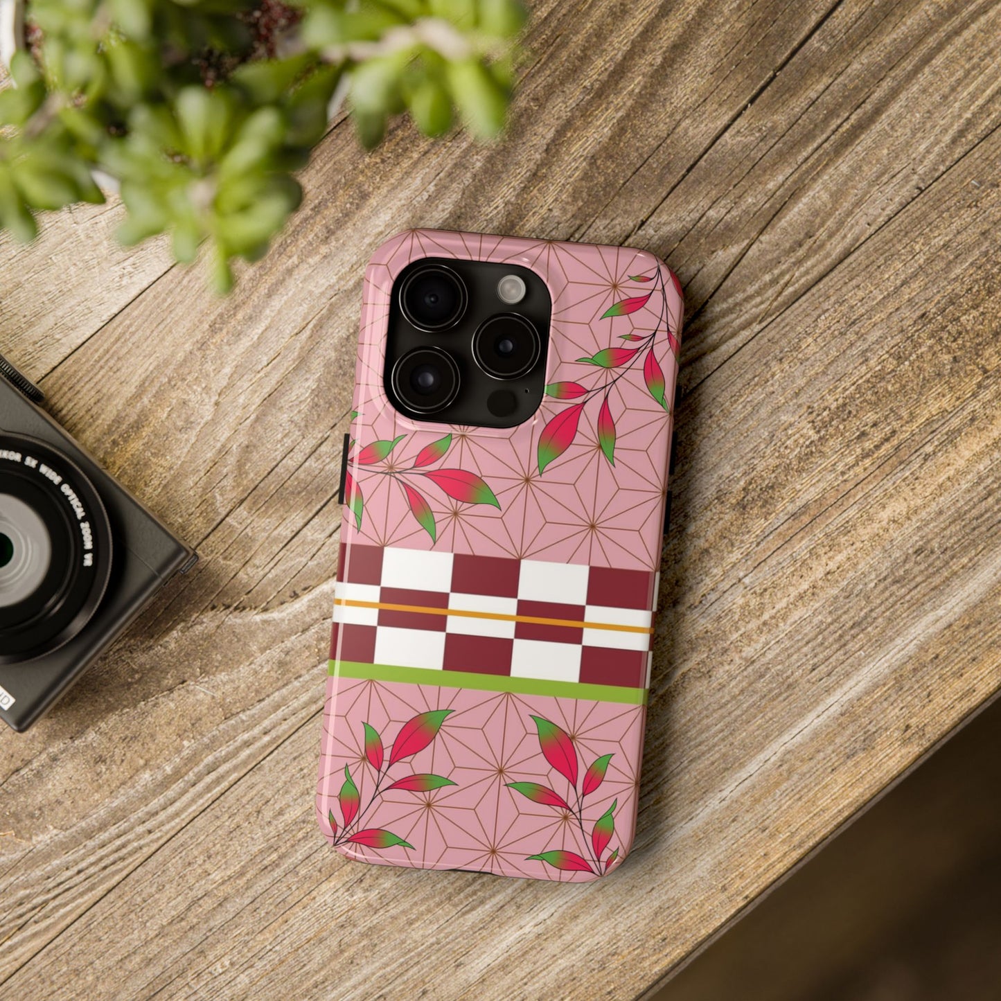 Demon Flower Haori Double Layered Phone Case