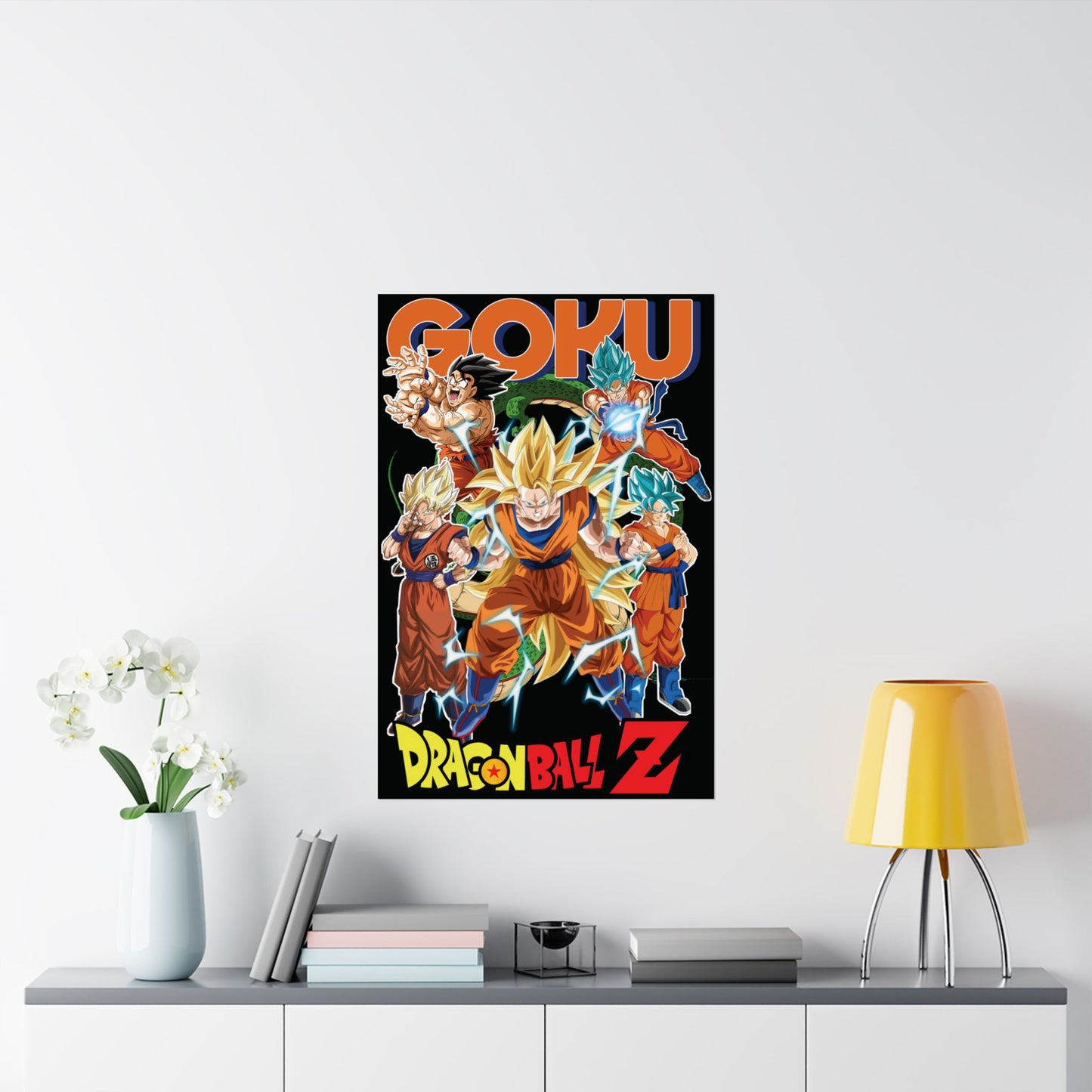 Goku “Legacy of Power” Matte Vertical Poster | Dragon Ball Z Anime Wall Art