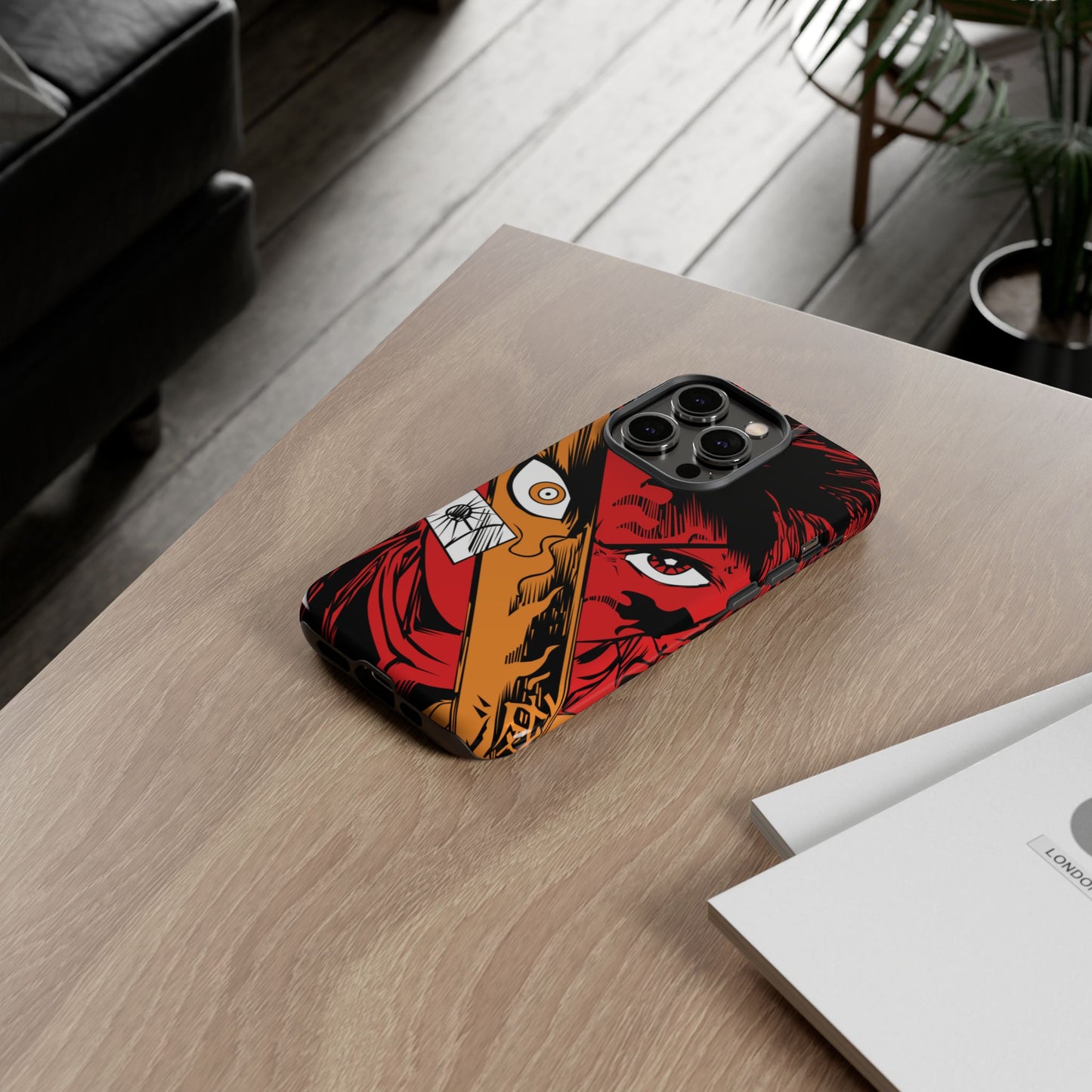 Tanjiro Kamado Slayer Mark Phone Case | Demon Slayer-Inspired Double Layered Protective Case