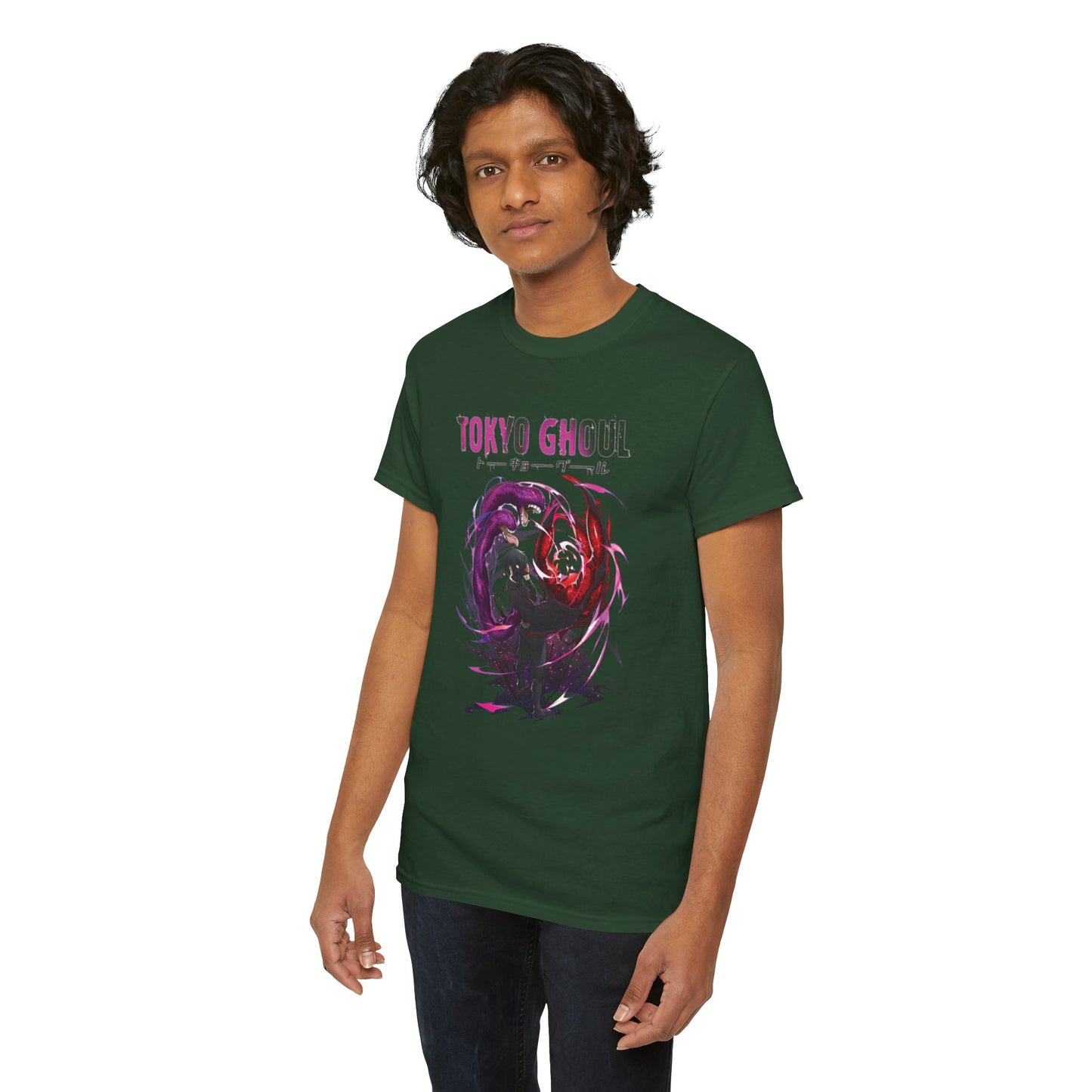 Ken Kaneki Chimera Kagune Unisex Heavy Cotton T-Shirt | Tokyo Ghoul Anime Graphic Tee