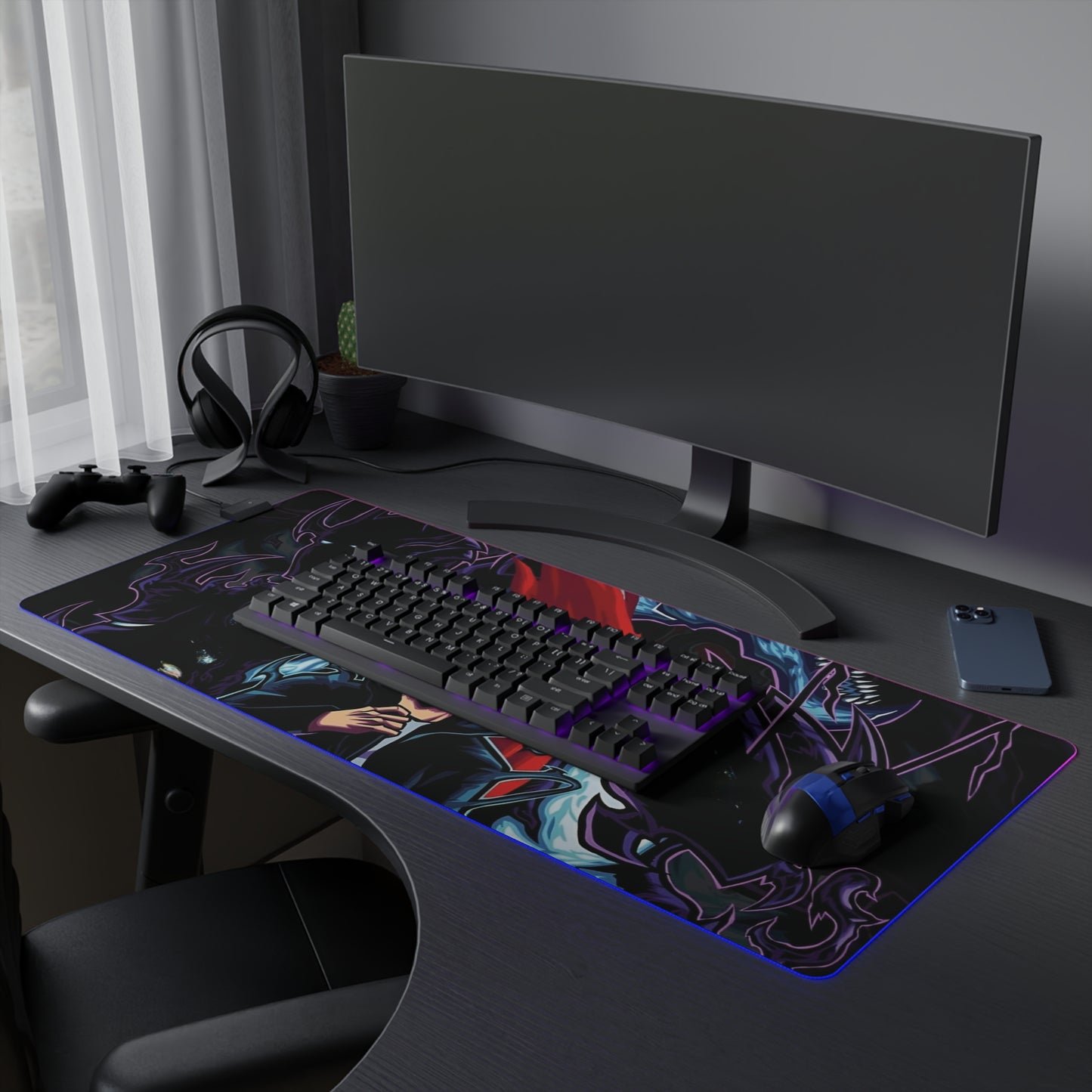 Solo Leveling Dragon’s Wrath LED Gaming Mouse Pad