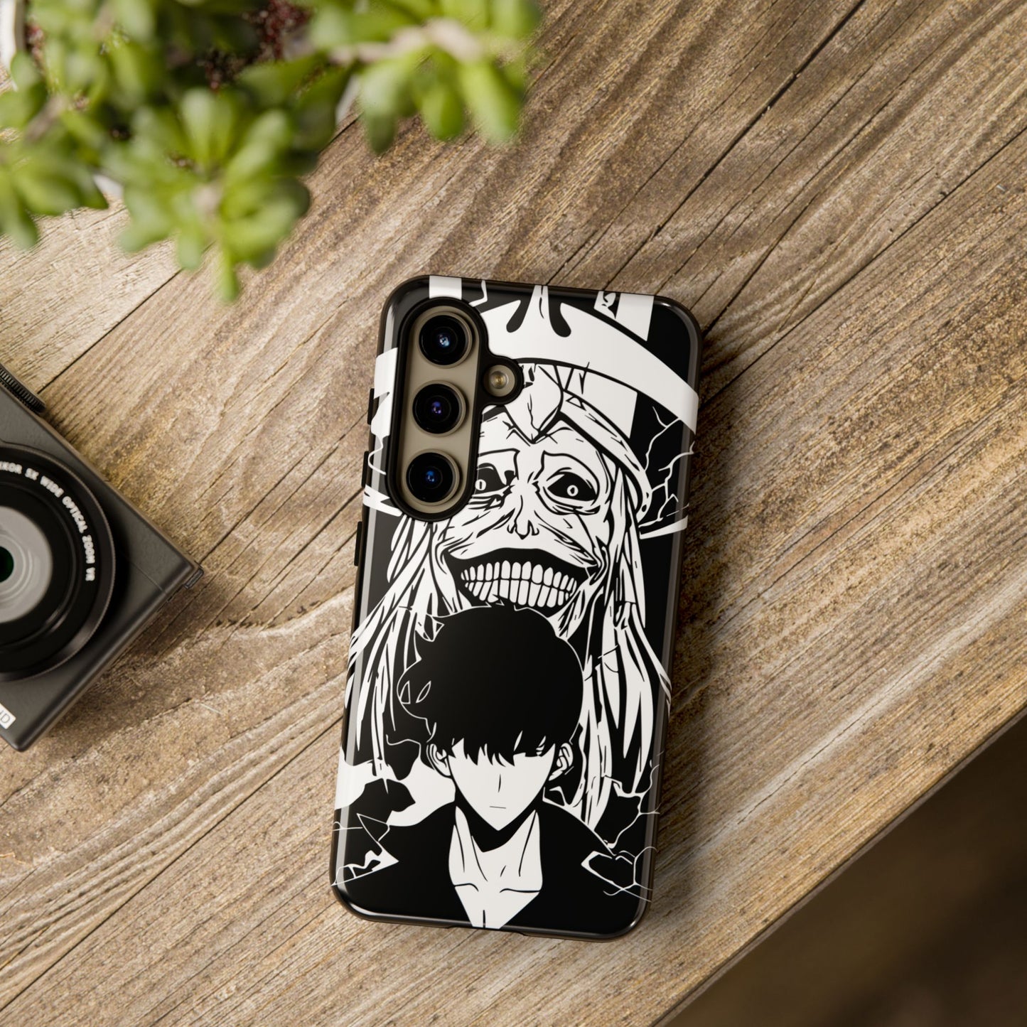 Sung Jinwoo vs Statue of God III Double Layered Phone Case
