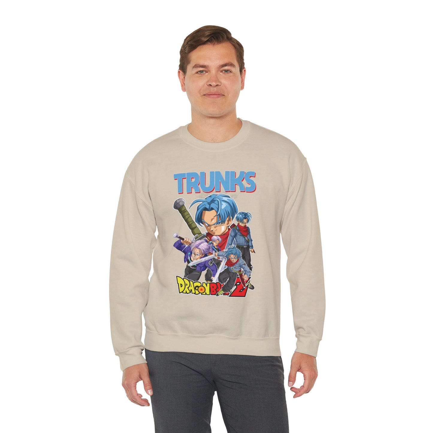 Trunks “Time Warrior” Unisex Heavy Crewneck | Dragon Ball Z Streetwear Sweatshirt